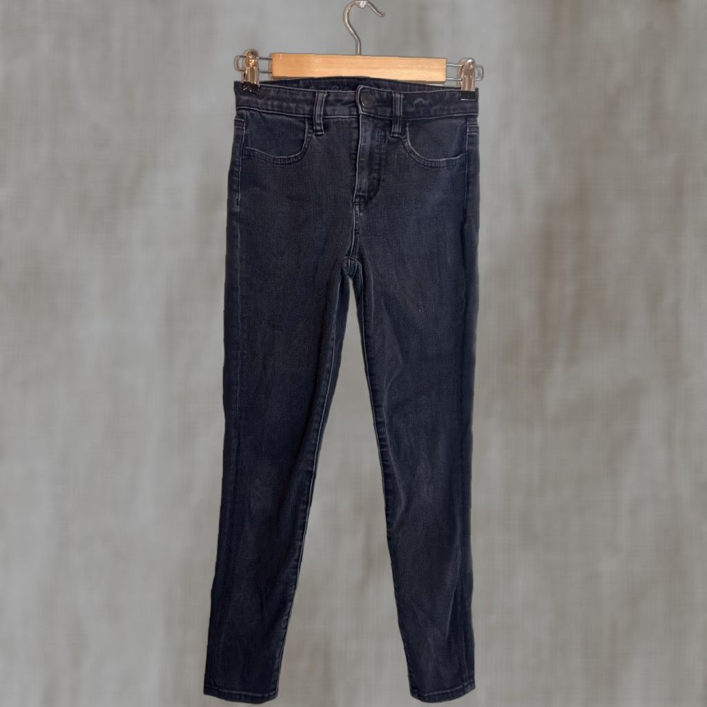 American Eagle Outfitters VINTAGE American Eagle The Dream Jeans Skinny Women 00 Black 24X26 22 in Waist Size 24" / US 00 / IT 34 - 1 Thumbnail