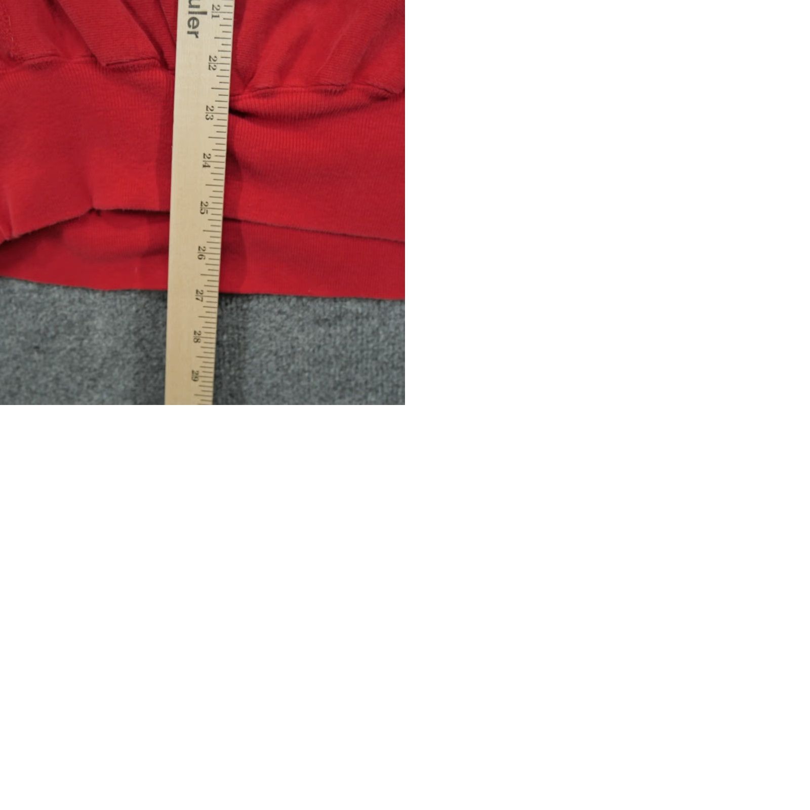 Lands' End VINTAGE Lands' End Sweatshirt Mens Pullover Crew Neck Cotton Blend Red XL Tall Distressed Holes 90s University Logo All Seasons Size US XL / EU 56 / 4 - 11 Thumbnail