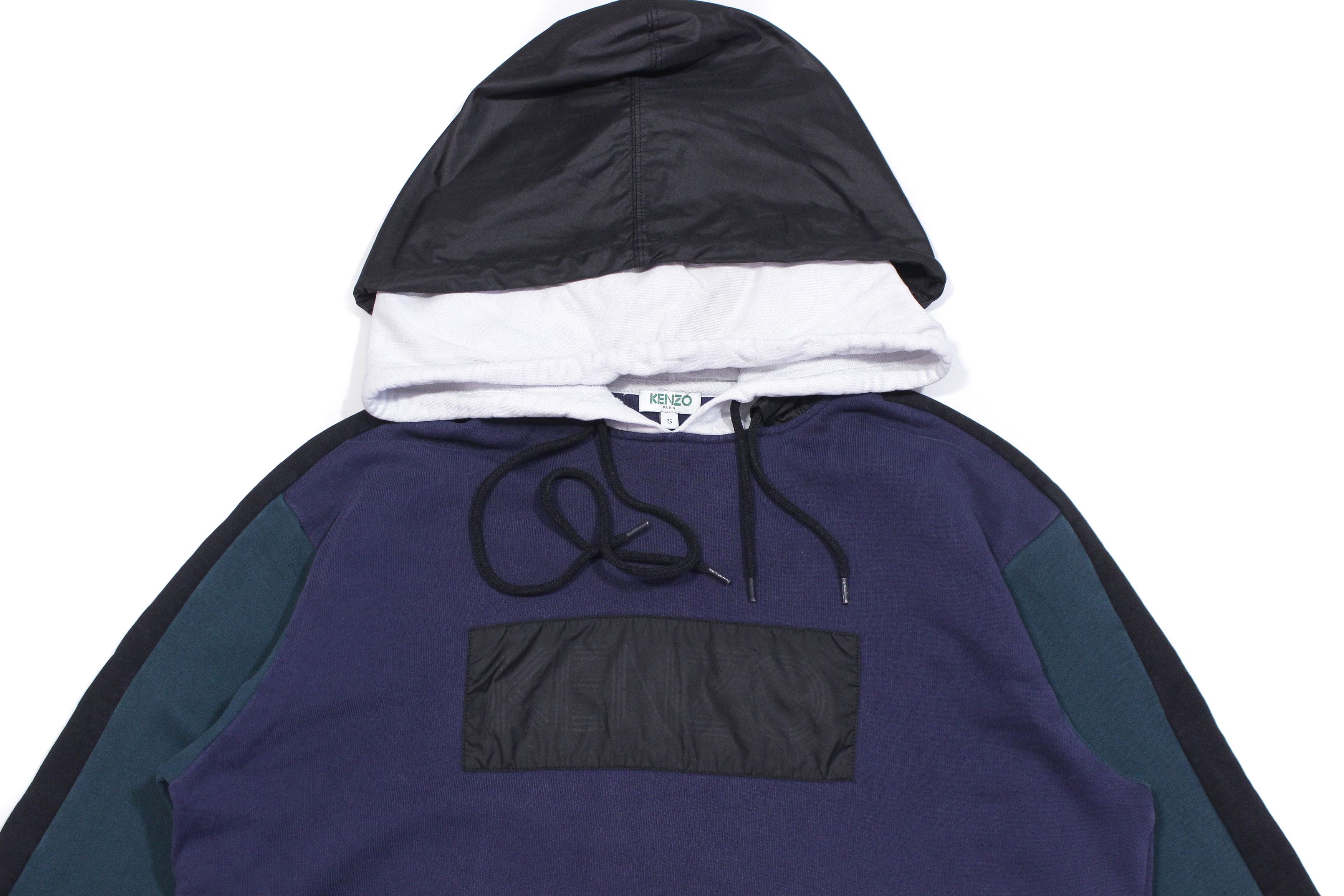 Kenzo Big Logo Double Layered Hoodie Size US S / EU 44-46 / 1 - 4 Thumbnail