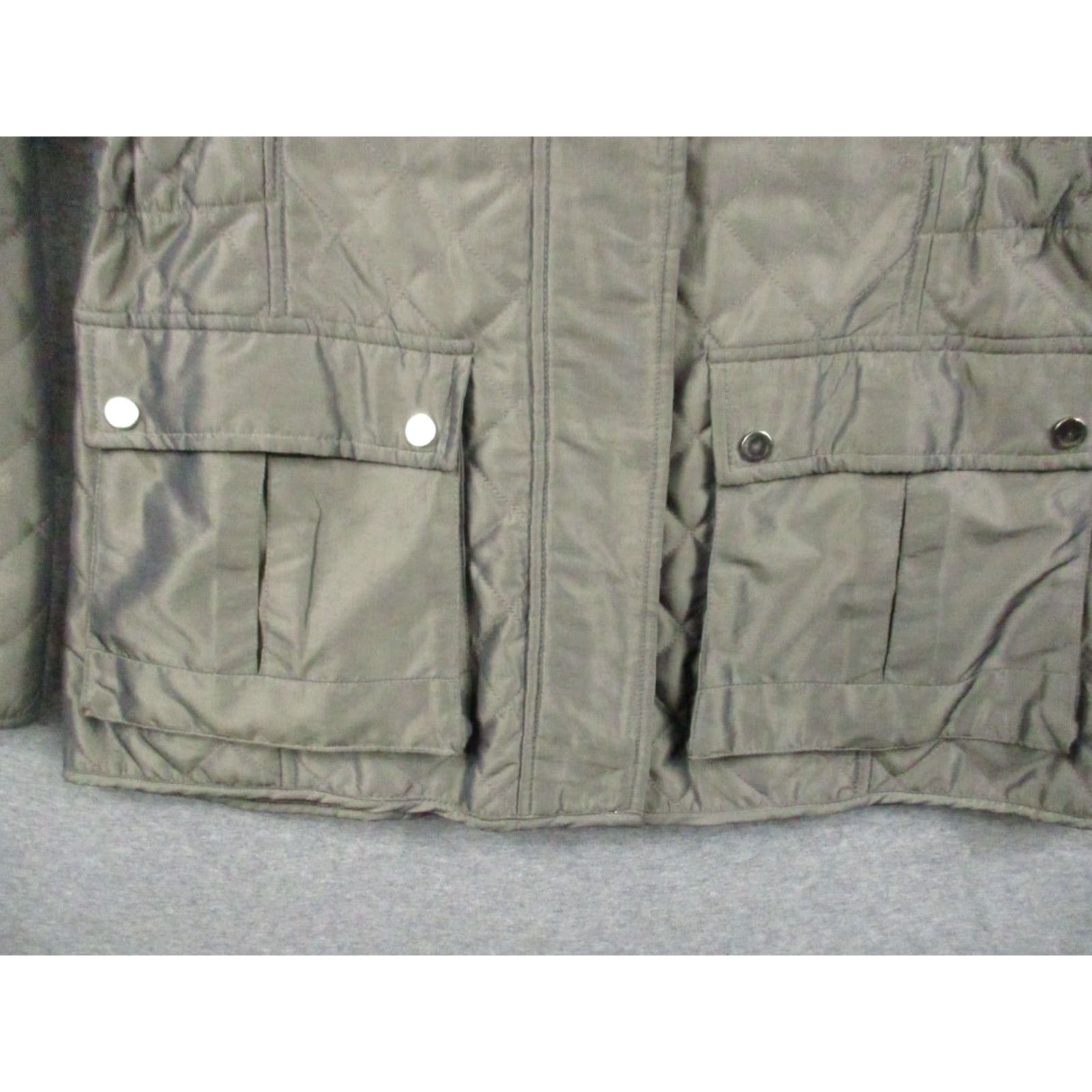 Pendleton Pendelton Jacket Women Medium Silver Quilted Cinch Waist Pockets Hooded Regular Size M Winter Fall Spring Size M / US 6-8 / IT 42-44 - 2 Thumbnail
