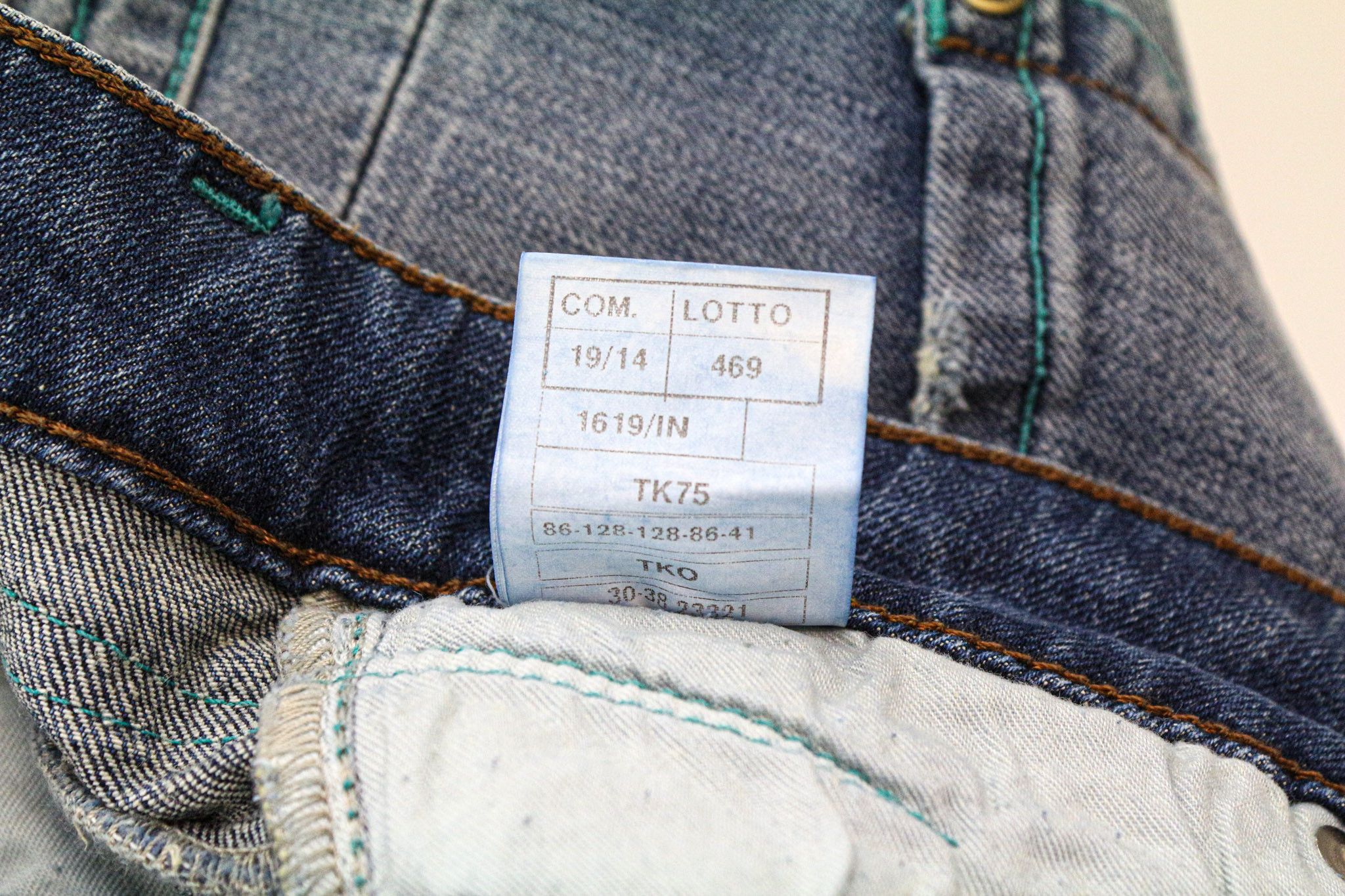 Takeshy Kurosawa TK75 W30 Blue Slim Distressed Stretch Jeans 75907 Size US 30 / EU 46 - 6 Thumbnail
