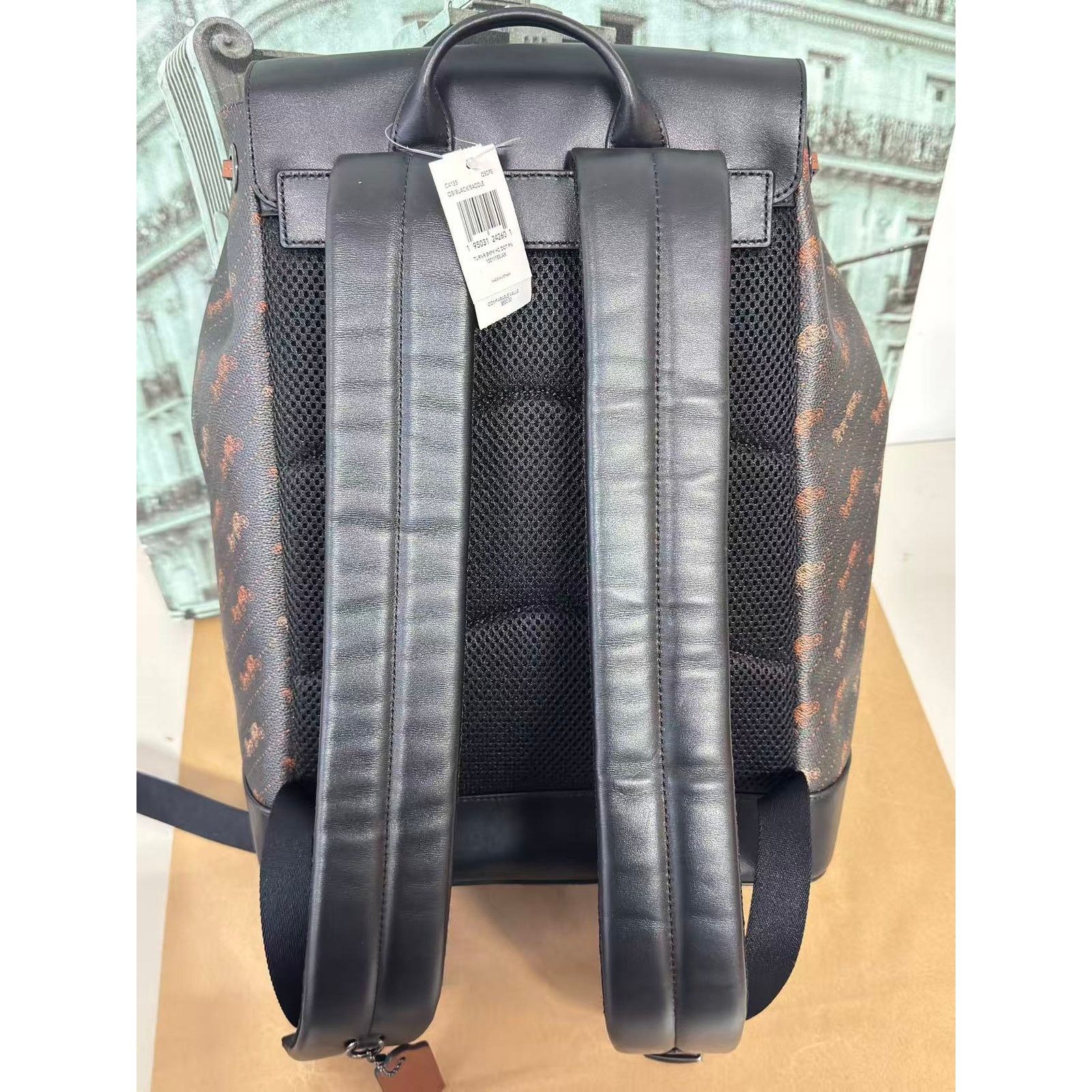 Coach Coach C4135 Turner Backpack Horse And Carriage Dot IN BLACK Size ONE SIZE - 2 Thumbnail