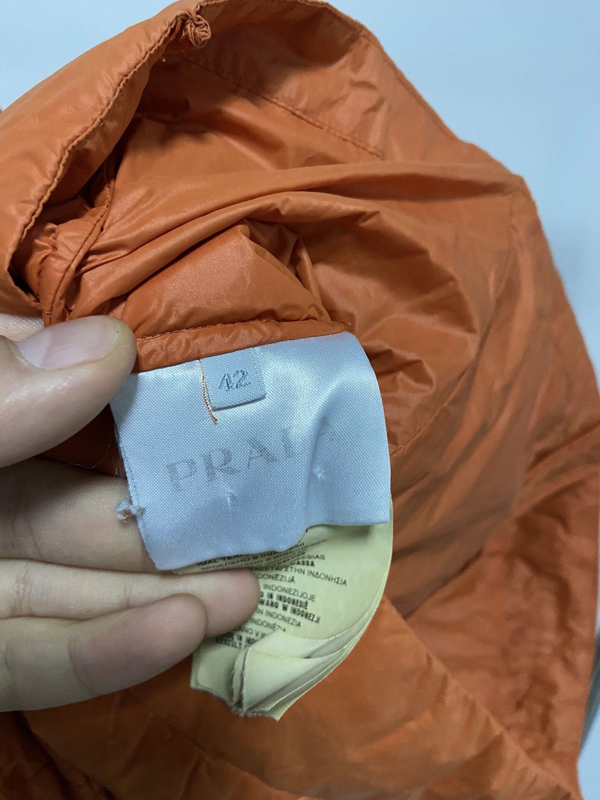 Prada × Vintage Prada Vintage nylon Jacket Small Logo Luxury Size M / US 6-8 / IT 42-44 - 7 Thumbnail