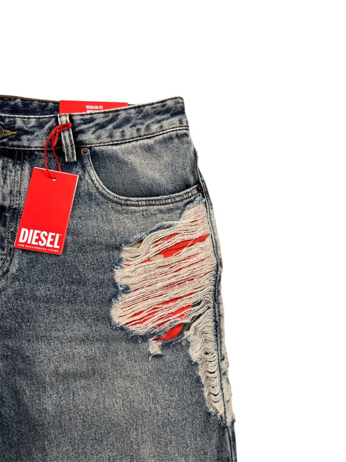 Diesel 🔥450$ Diesel 1955 D-Rekiv Straight Jeans/Diesel Rekiv Jeans Size US 34 / EU 50 - 4 Thumbnail