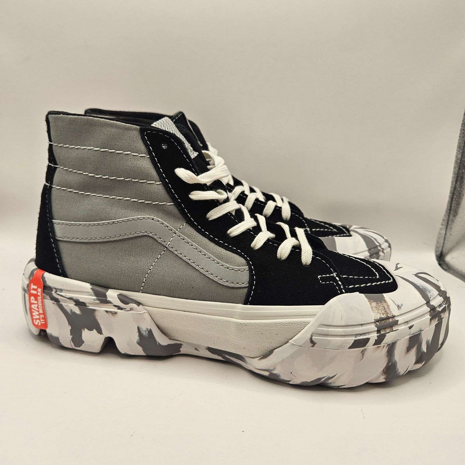 Vans VANS MEN'S 7.5 WOMEN'S 9 SK8-Hi TAPERED MOON ROCKS BLACK Size US 7.5 / EU 40-41 - 5 Thumbnail