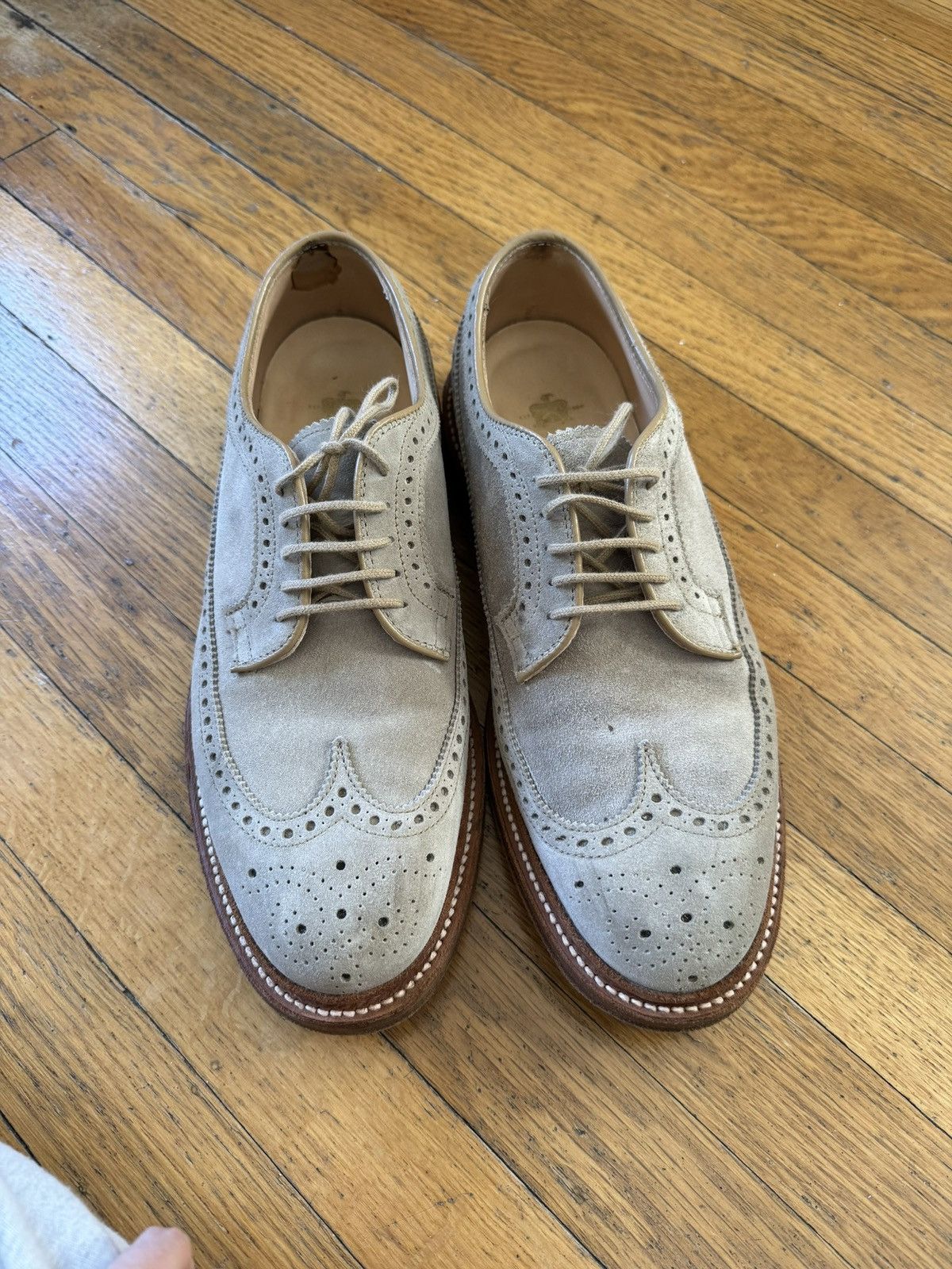 Alden × Todd Snyder Alden for Todd Snyder Suede Bluchers in “Milkshake” Size 8D Size US 8 / EU 41 - 10 Thumbnail