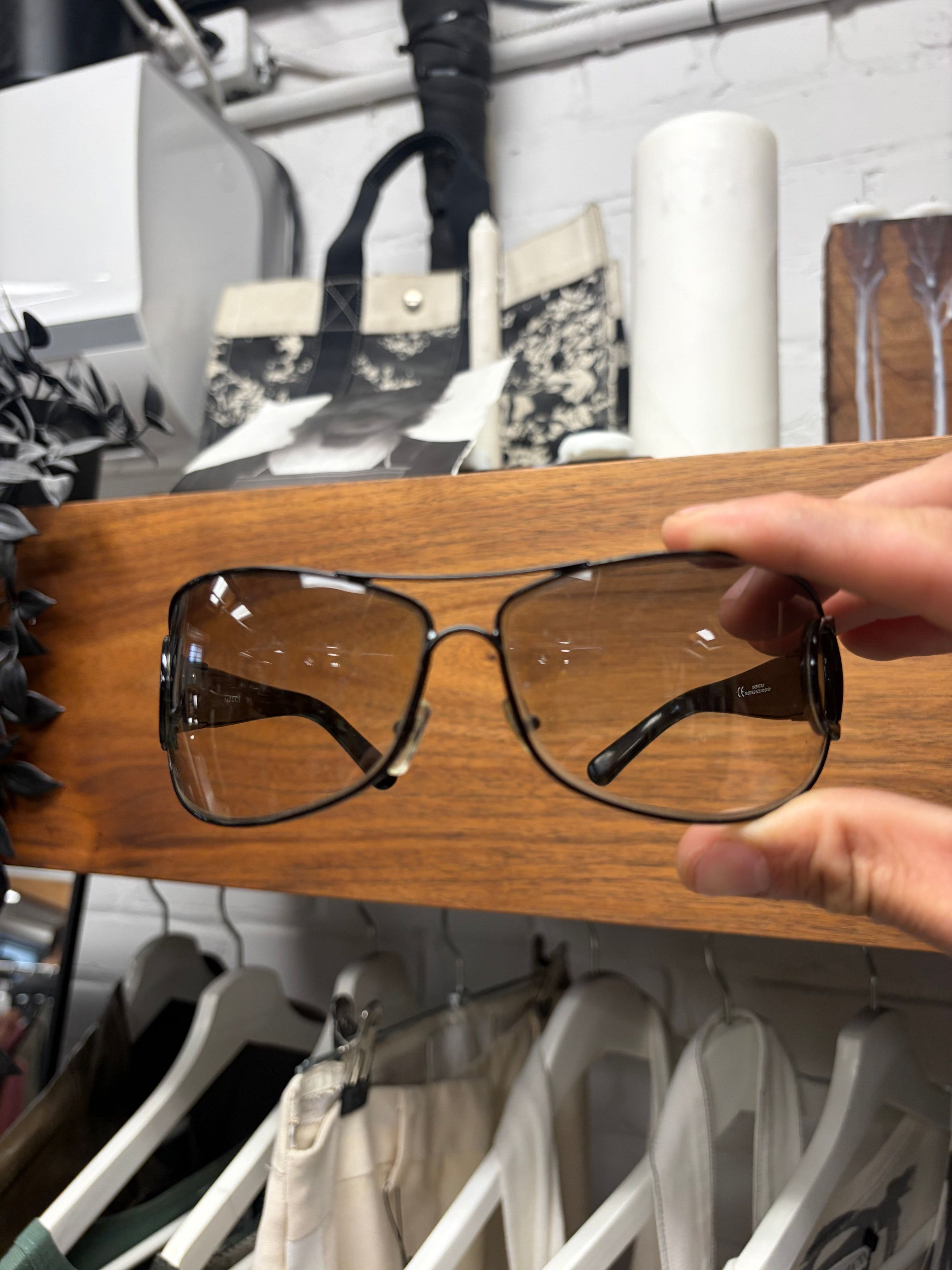 Gucci Gucci Black Guccisima Monogram ‘Horsebit’ Sunglasses Size ONE SIZE - 3 Thumbnail