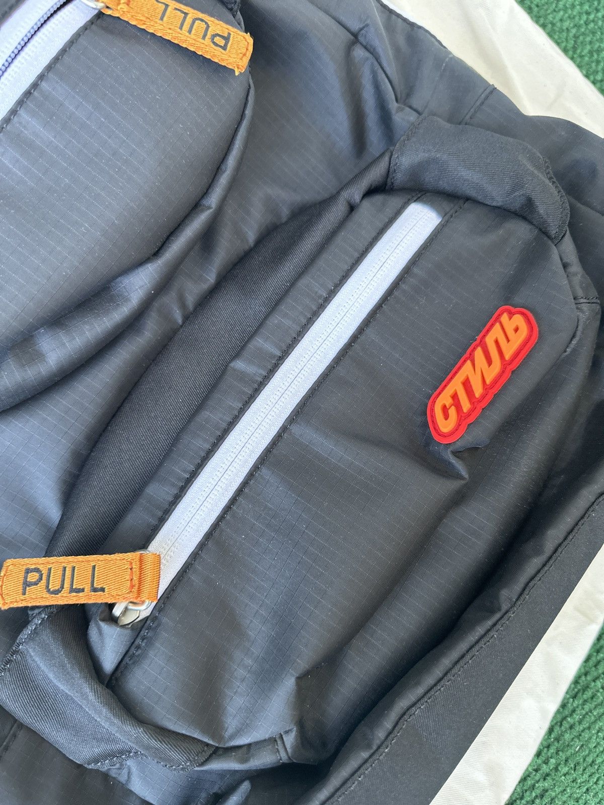 Heron Preston HERON PRESTON ‘CTNMB’ POCKETED BACKPACK | BLACK/WHITE Size ONE SIZE - 3 Thumbnail