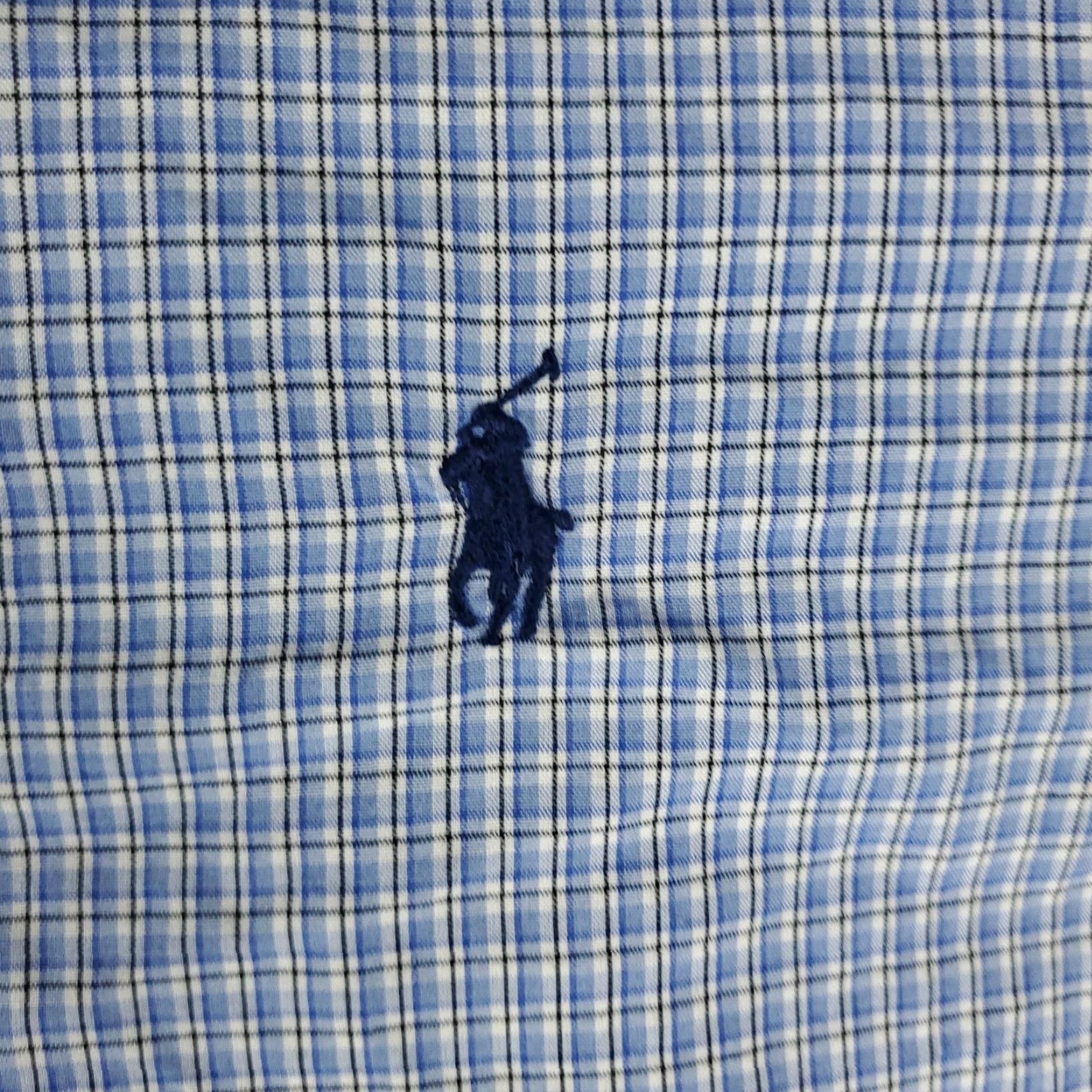 Ralph Lauren VINTAGE Ralph Lauren Shirt Men XL Blue White Plaid Long Sleeve Button-Down Classic Preppy Size US XL / EU 56 / 4 - 2 Thumbnail