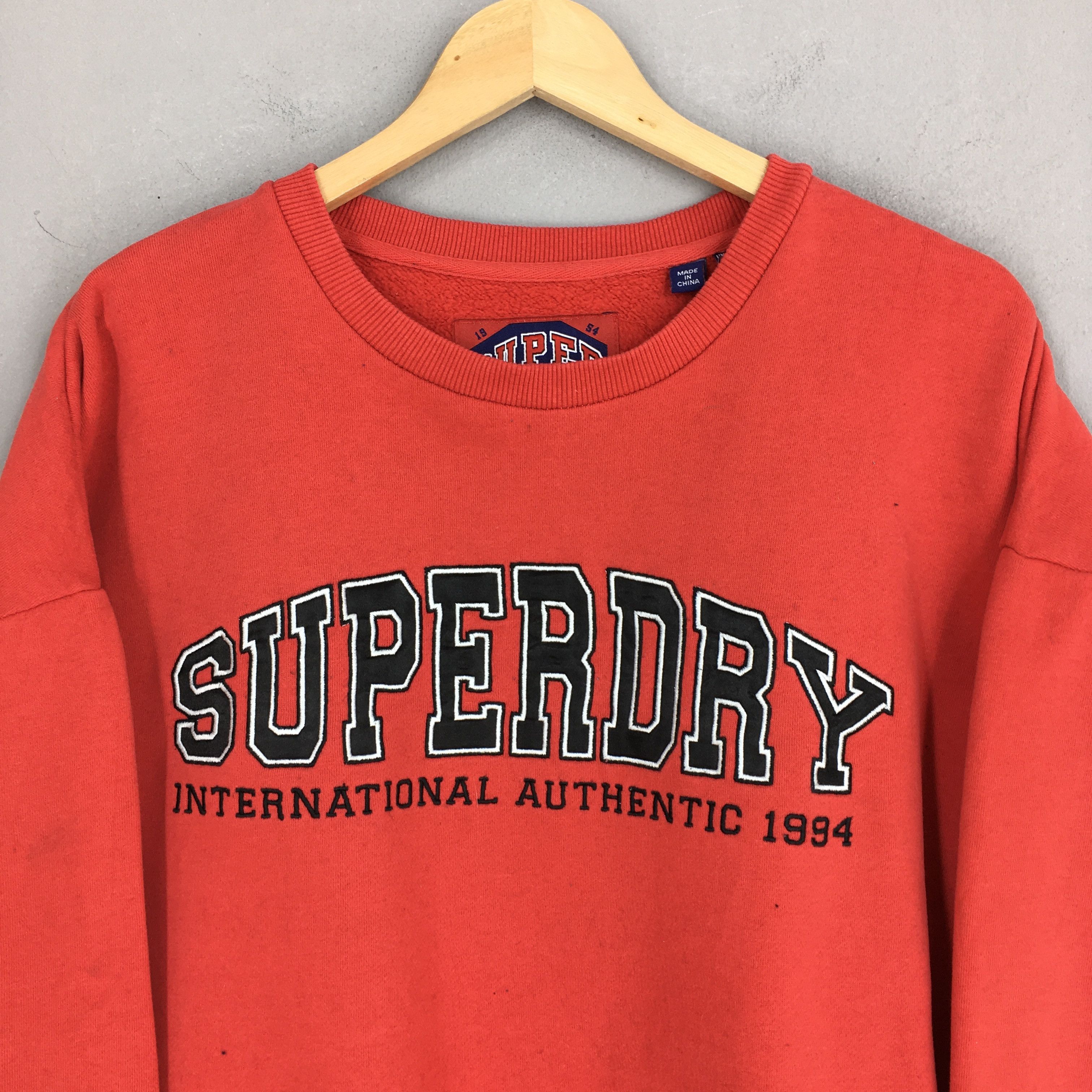 Superdry × Vintage Super Dry Red Streetwear Sweatshirt Size Small Size US S / EU 44-46 / 1 - 2 Thumbnail