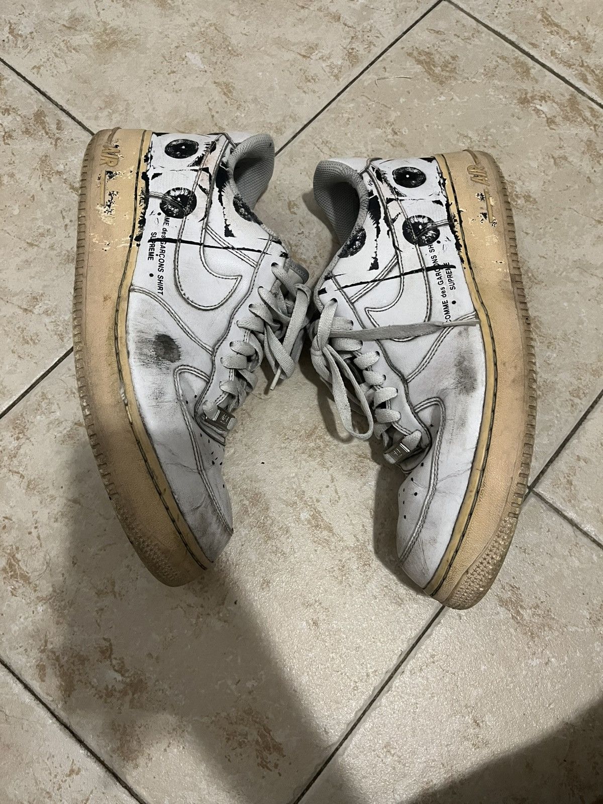 Supreme cdg air force 1