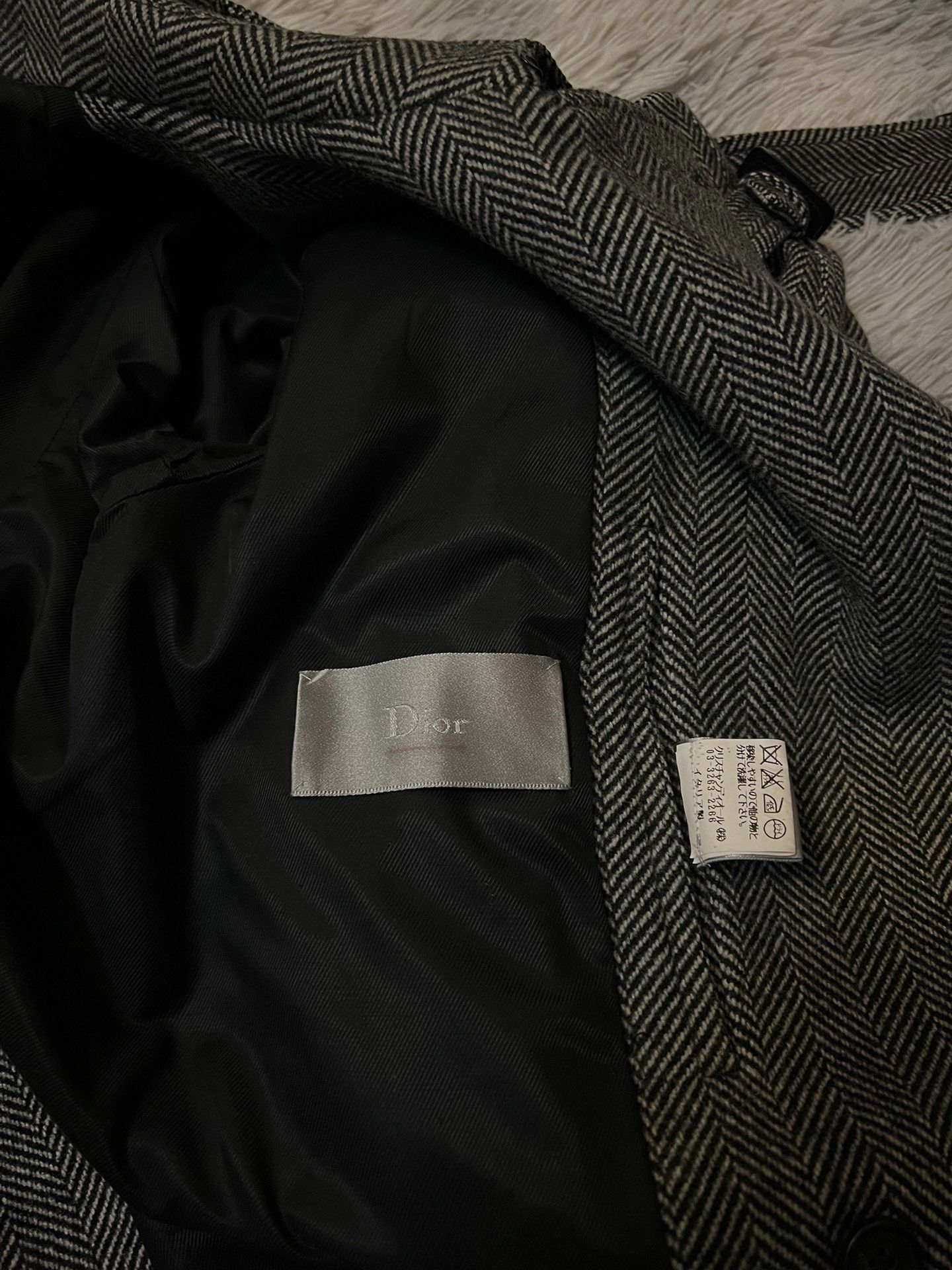 Dior dior Herringbone coat 2501-Nextarrow Size US M / EU 48-50 / 2 - 5 Thumbnail