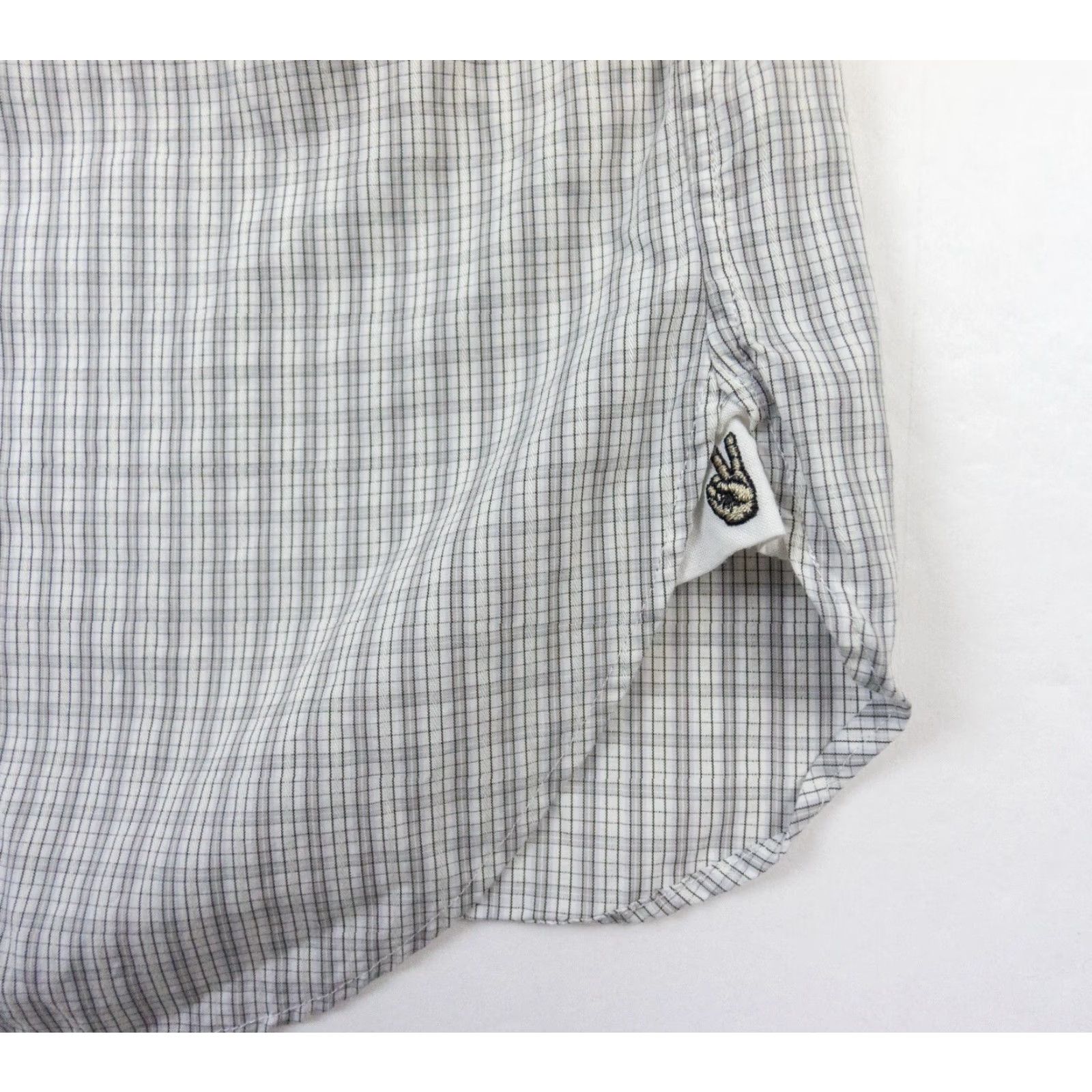 John Varvatos John Varvatos Button Up Shirt Mens 15 32/33 Gray Check Long Sleeve Regular Fit Preppy Size US M / EU 48-50 / 2 - 4 Thumbnail