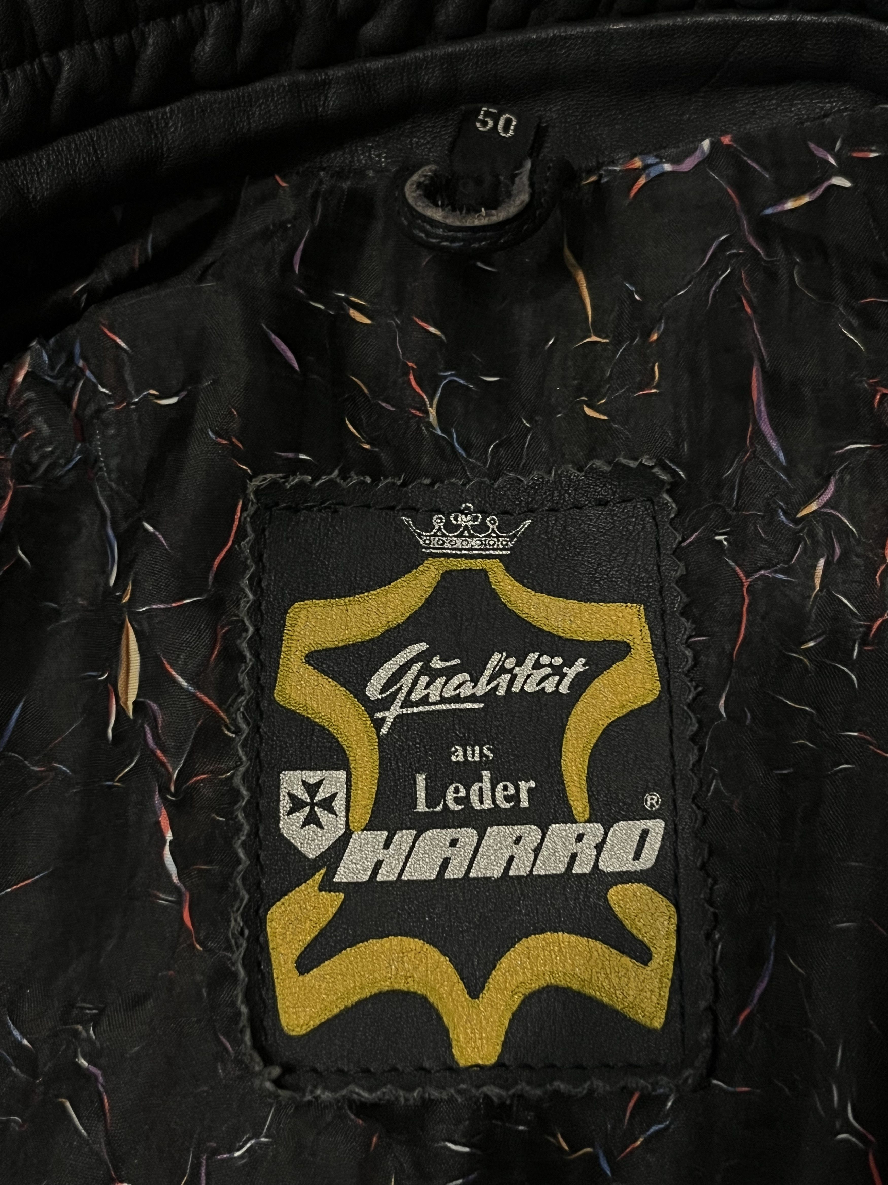 Vintage Vintage 80s Harro Magic Bike Real Leather Jacket Riri Size US M / EU 48-50 / 2 - 16 Thumbnail