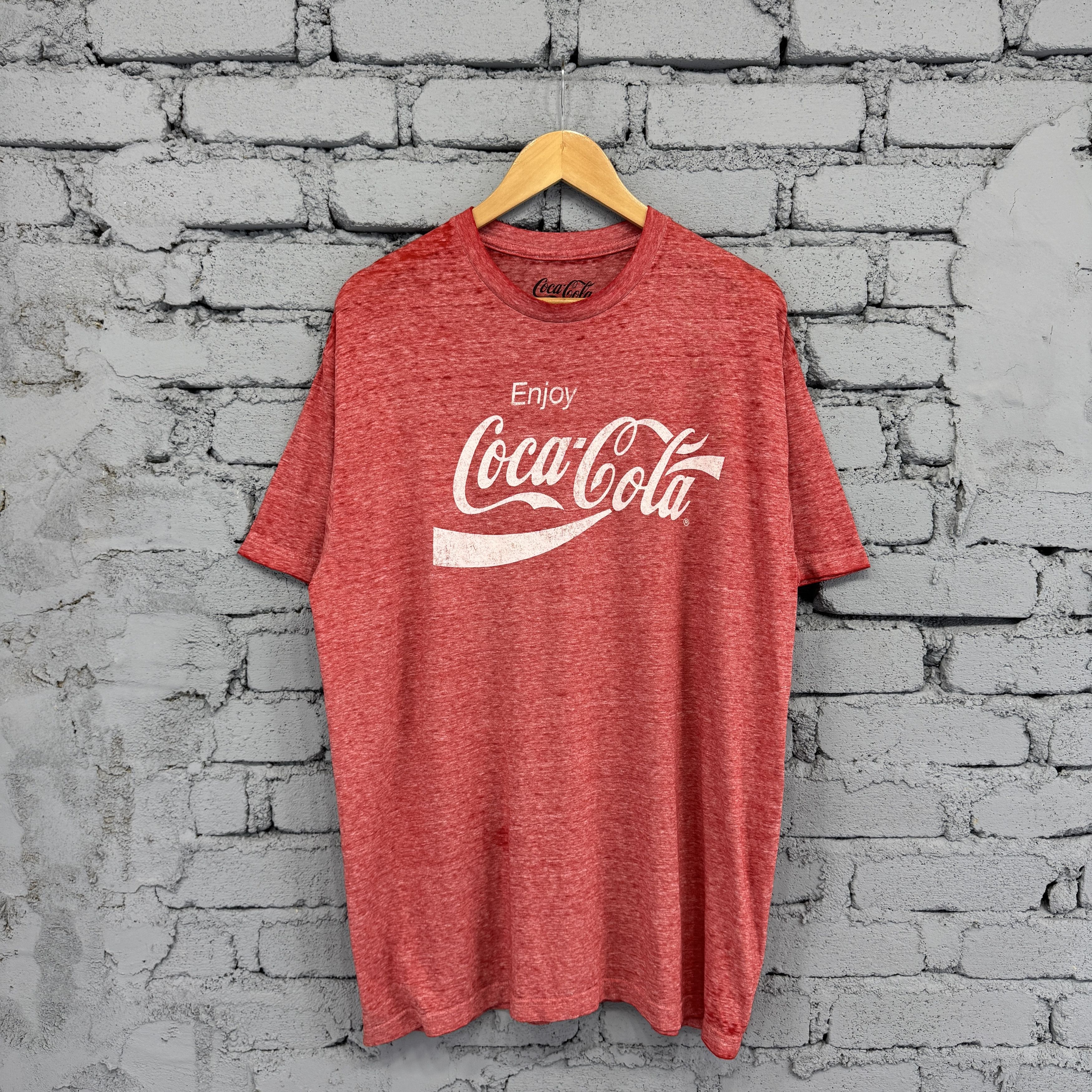 Vintage Rare Vintage Coca Cola Tshirt Size US XL / EU 56 / 4 - 1 Thumbnail