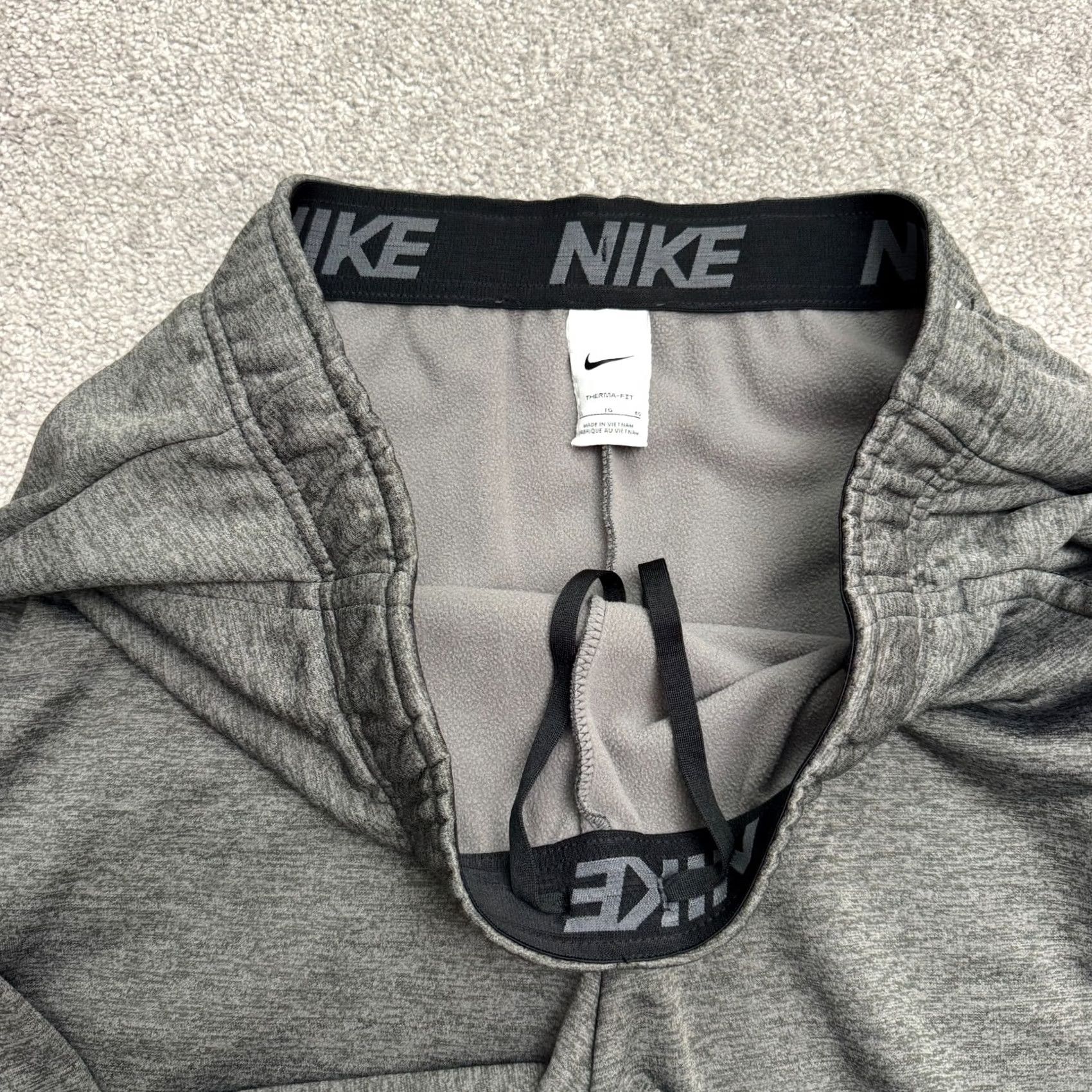 Nike Nike Therma-Fit Tech Fleece Sweatpants Mens XL Heather Gray Fleece Activewear Size US 36 / EU 52 - 7 Thumbnail