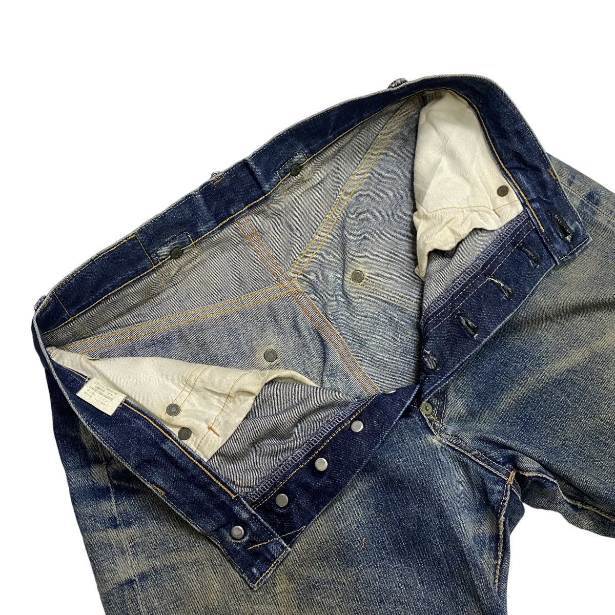 Japanese Brand Sewing Chop O'alls selvedge distressed denim Size US 30 / EU 46 - 9 Thumbnail
