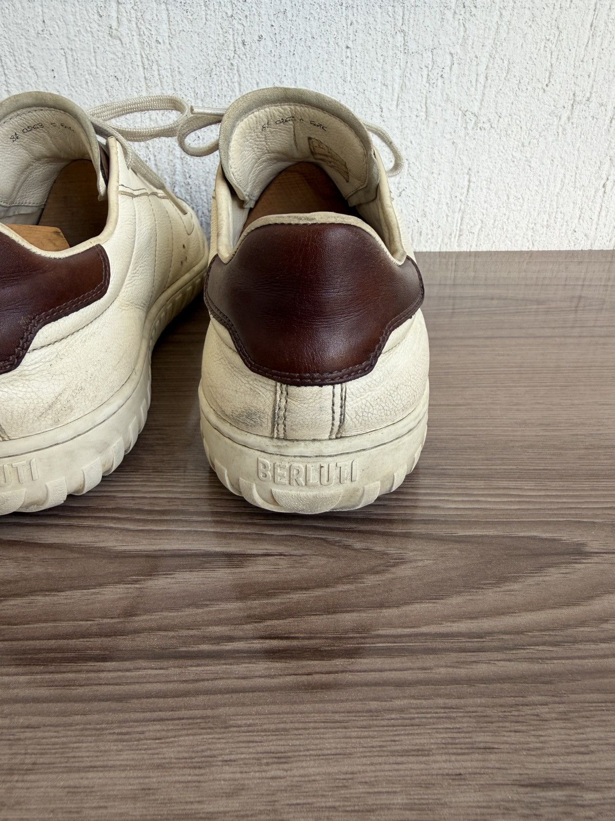 Berluti Eden scritto leather trainers Size US 9.5 / EU 42-43 - 19 Thumbnail