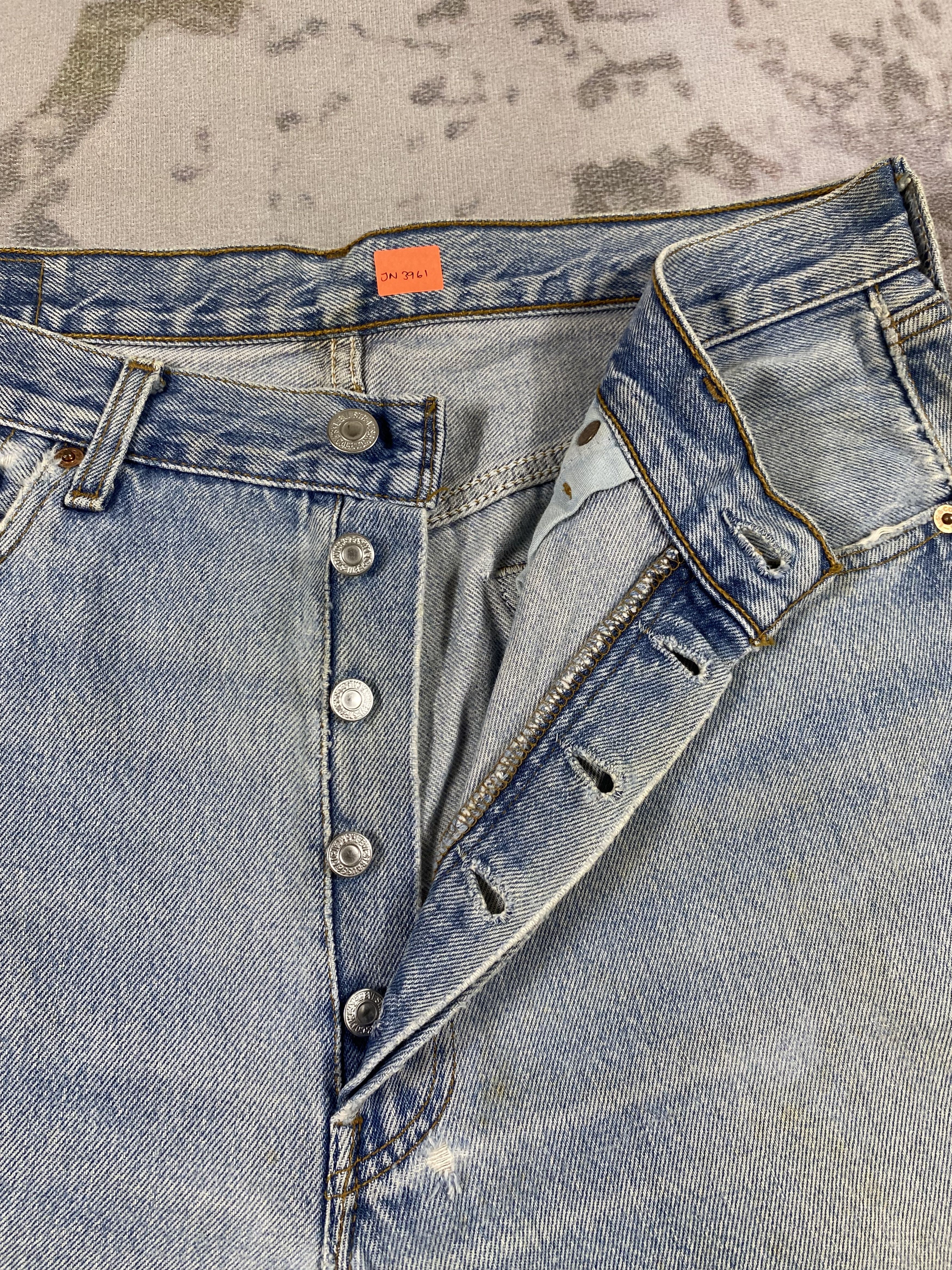 Levi's Blue Vintage Levi's 501 Jeans 32x29.5 Denim-JN3961 Size US 32 / EU 48 - 6 Thumbnail