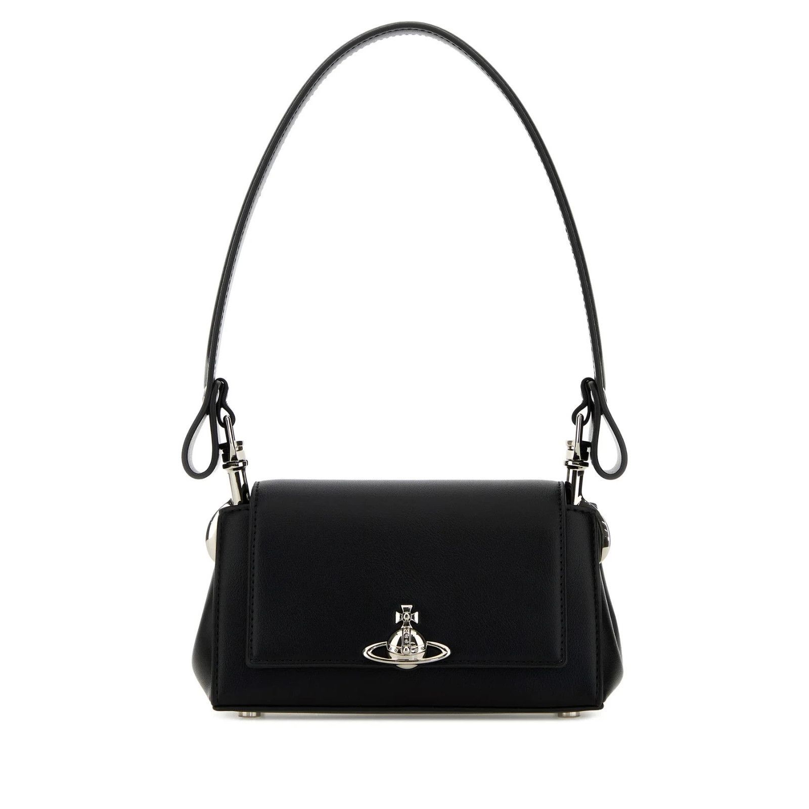 Vivienne Westwood VIVIENNE WESTWOOD Small Hazel Black Synthetic Leather Should Size ONE SIZE - 1 Thumbnail
