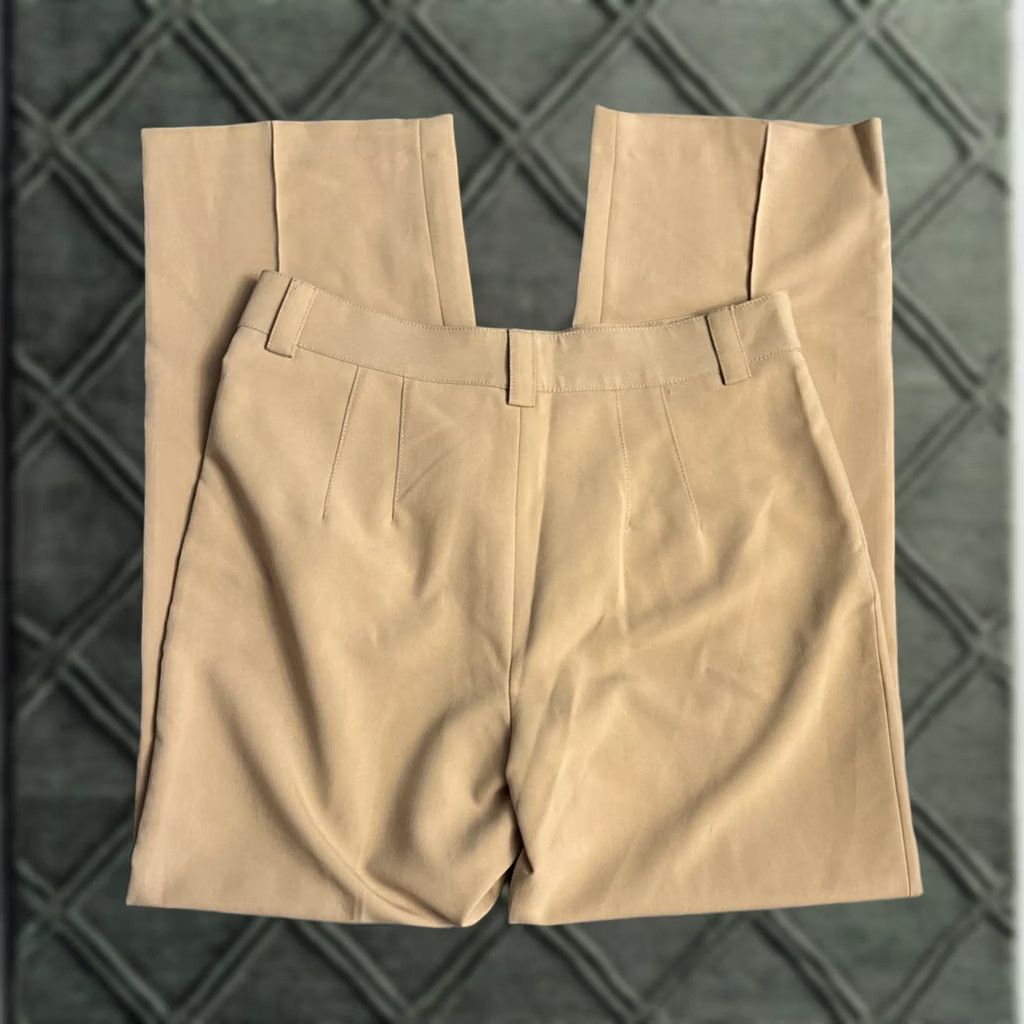 Zara Faux Leather Straight Leg Pants for Women in Black Size 6 by Zara |  Grailed