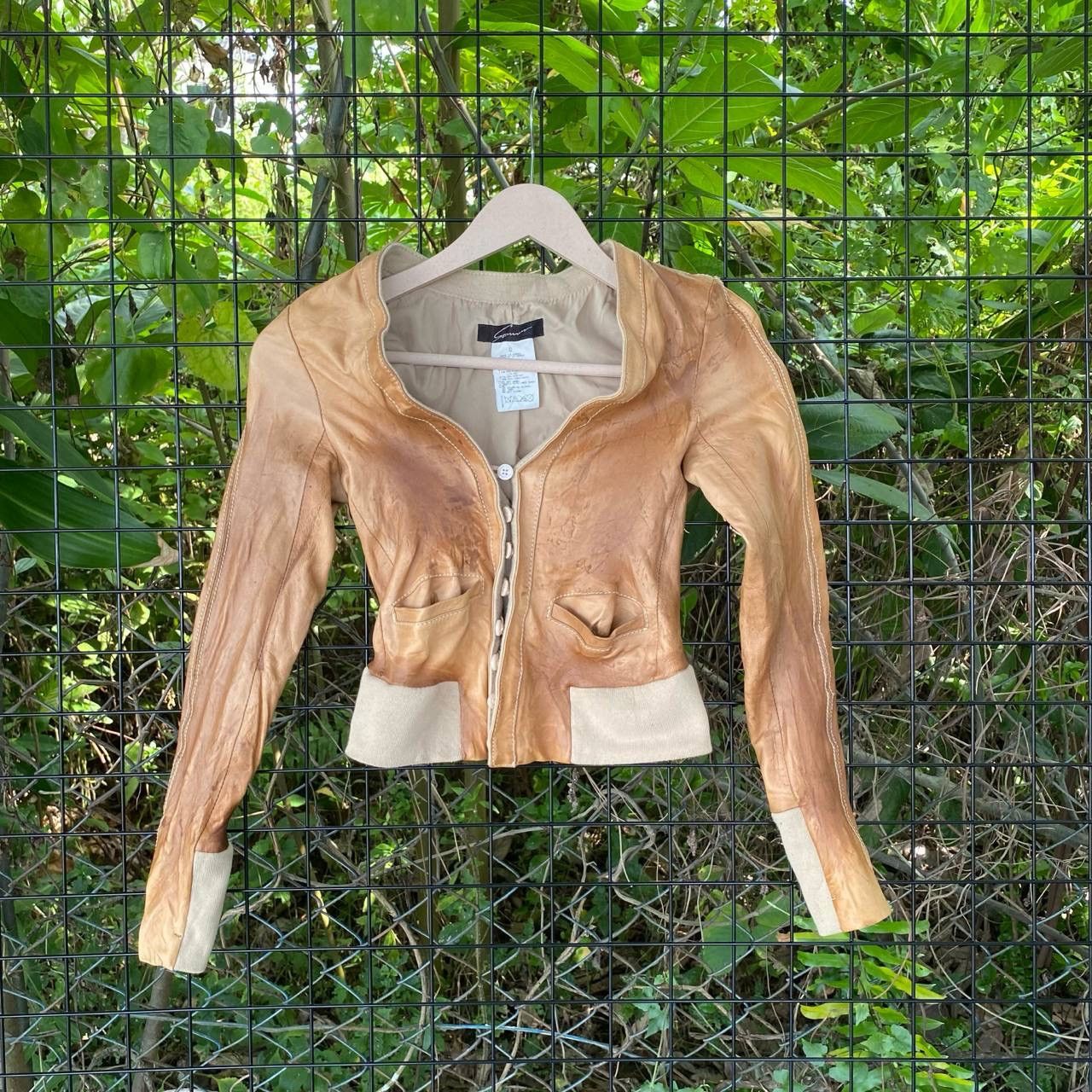 Japanese Brand Vintage Leather Jacket Size XXS / US 00 / IT 34 - 1 Thumbnail