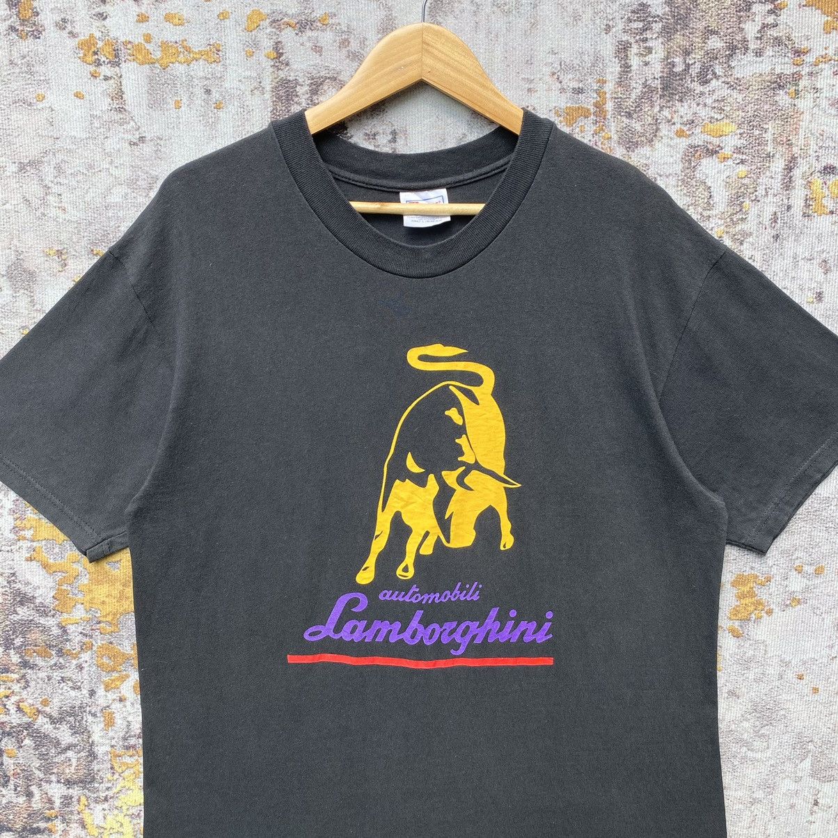 Lamborghini 💥Rare💥Vintage Automobili Lamborghini Shirt Luxury Sport Car Size US L / EU 52-54 / 3 - 5 Thumbnail
