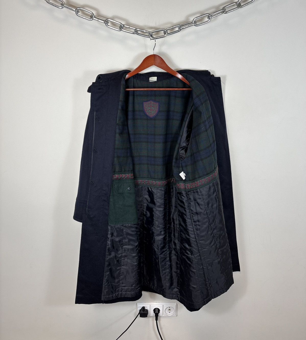 Other Vintage Distler Women’s Navy Blue Austrian Loden Wool Coat Size 3XL / US 20-22 - 2 Thumbnail
