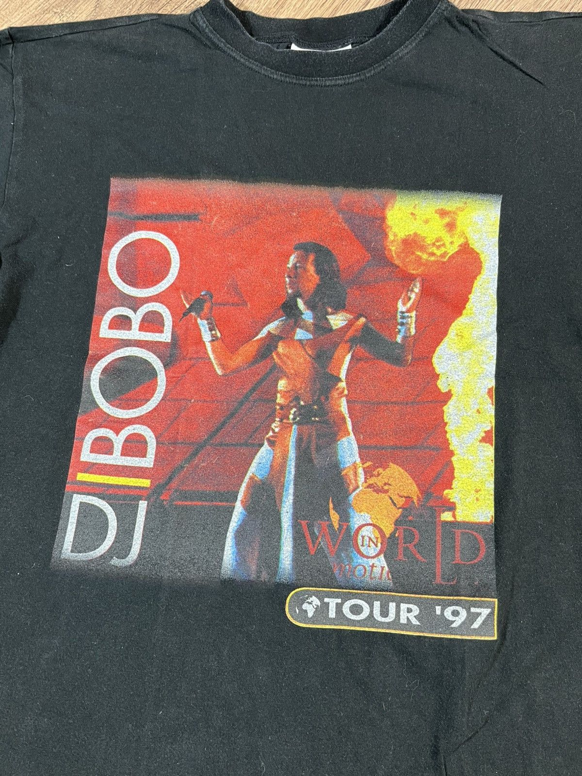 Band Tees Reebok DJ BOBO Tour 1997 T Shirt Size US S / EU 44-46 / 1 - 2 Thumbnail