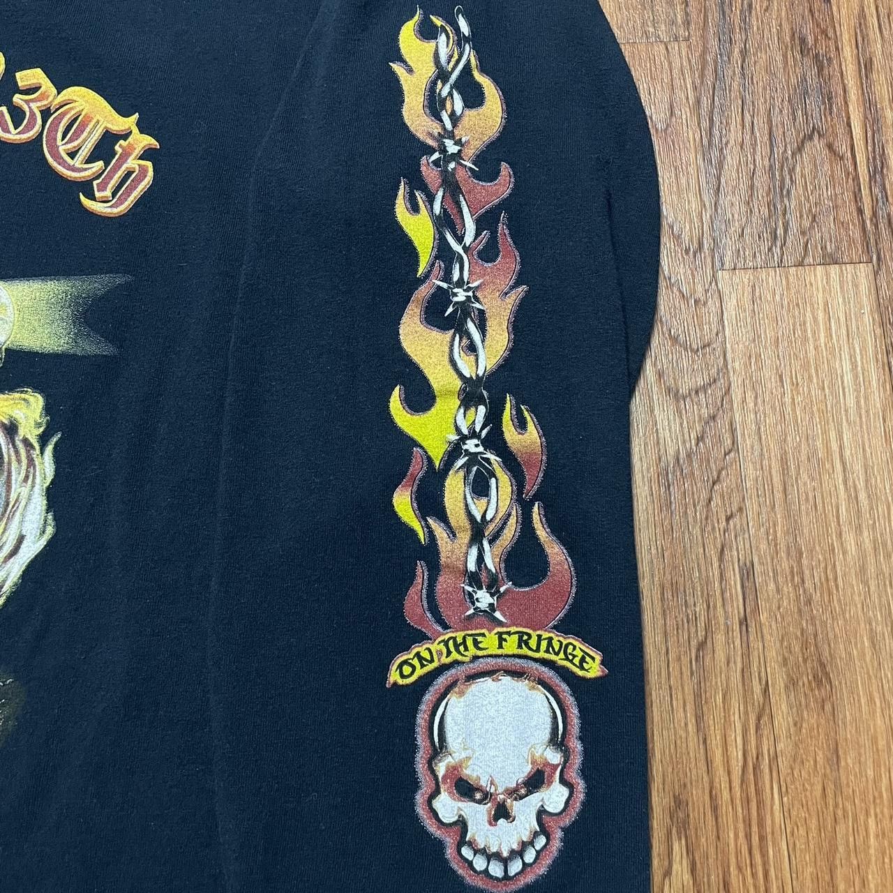 Vintage Vintage Biker Long Sleeve XL Black Port Dover Friday 13th Size US XL / EU 56 / 4 - 3 Thumbnail