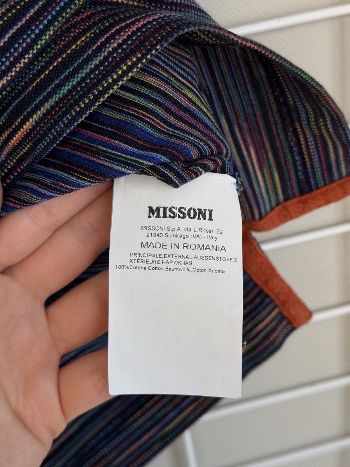 Missoni Missoni Space-Dyed Pique Polo Shirt Mens Size M Slub Size US M / EU 48-50 / 2 - 12 Thumbnail