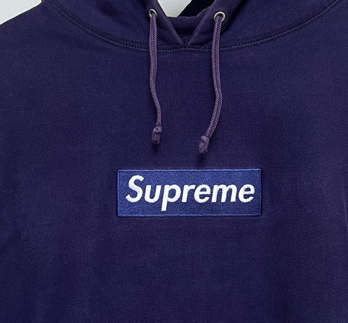 Supreme Supreme box logo hoodie purple 2001 XL Size US XL / EU 56 / 4 - 3 Thumbnail