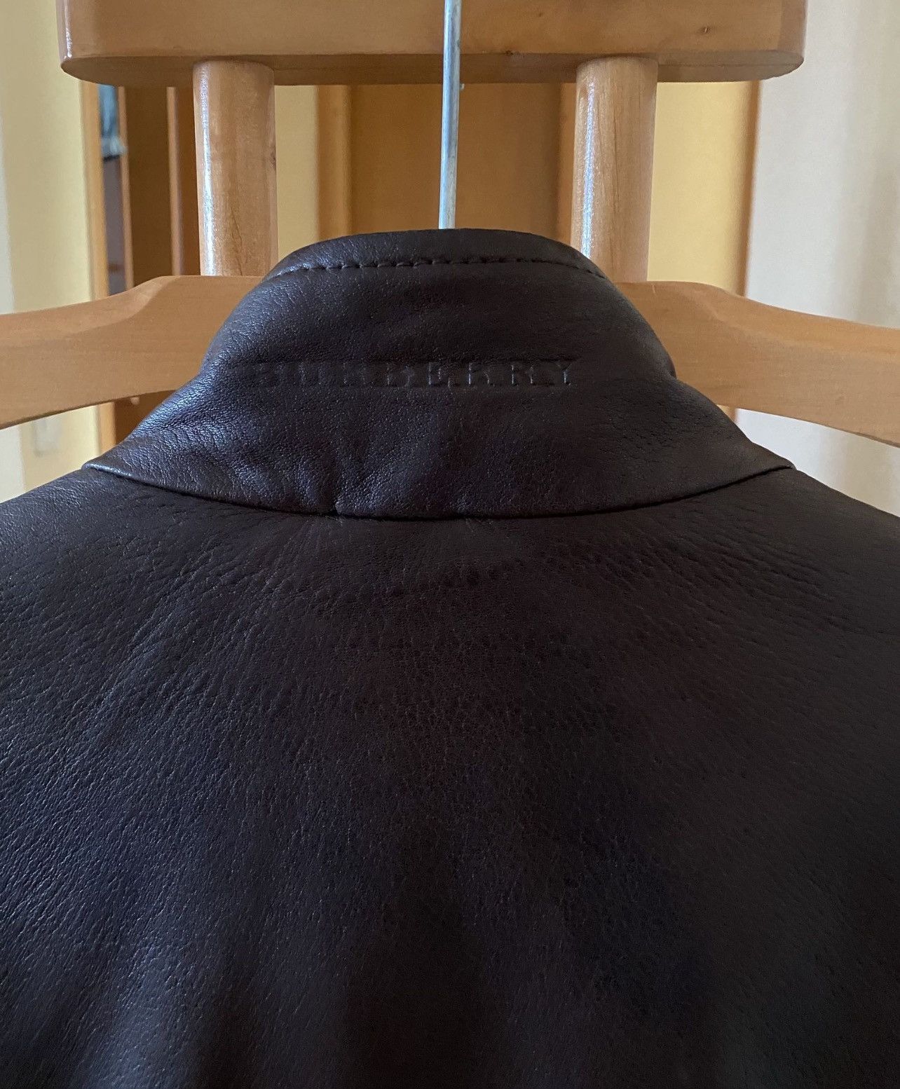 Burberry Burberry Black Leather Jacket Size US L / EU 52-54 / 3 - 4 Thumbnail