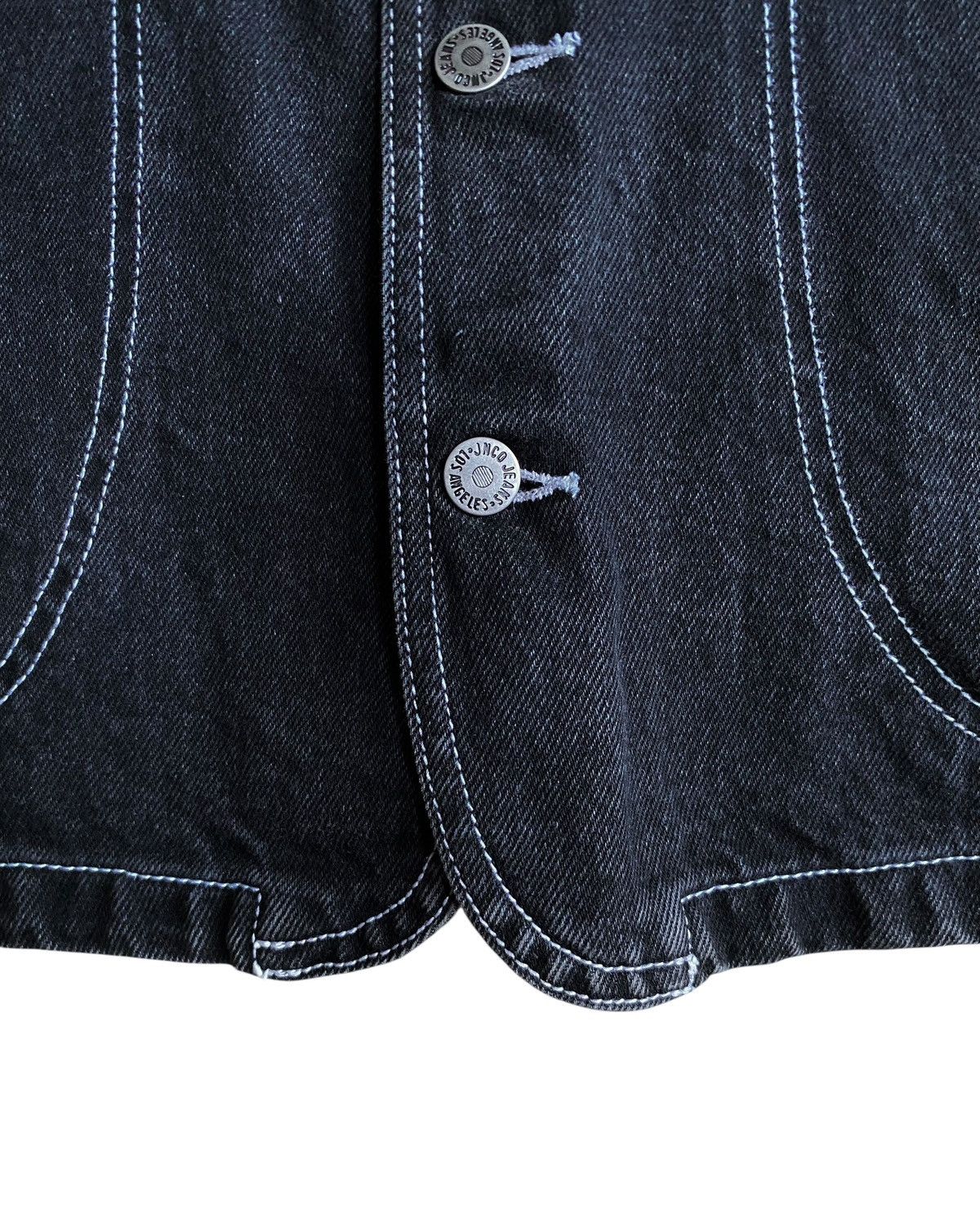 JNCO Very Rare Vintage Brand JNCO Made In Usa Denim Vests 1990s Size US L / EU 52-54 / 3 - 5 Thumbnail