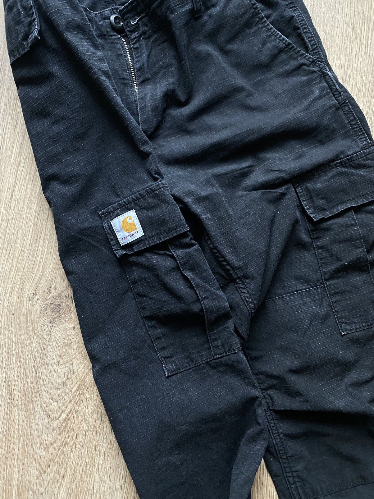 Carhartt × Vintage Vintage Cargo Carhartt baggy Y2K aviation parachute pants Size US 33 - 7 Thumbnail
