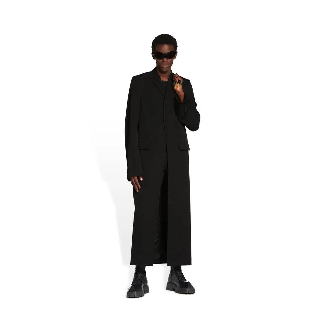 Balenciaga o1w1db11225 Rhino Lace-Up Boots in Black Size US 11 / EU 44 - 6 Thumbnail