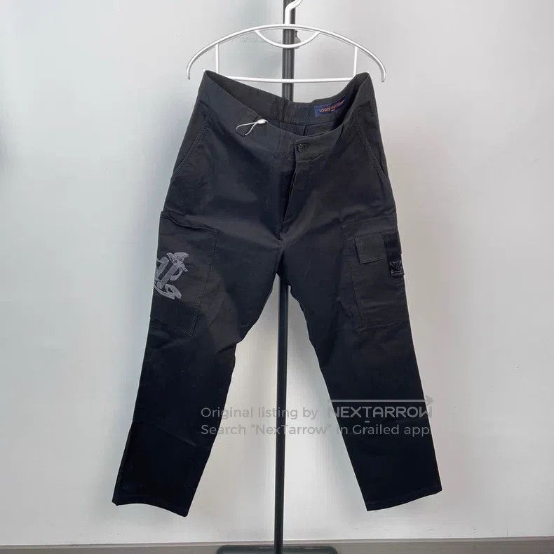 Louis Vuitton Louis Vuitton size US 54 Black overalls pants Size US 38 / EU 54 - 1 Thumbnail