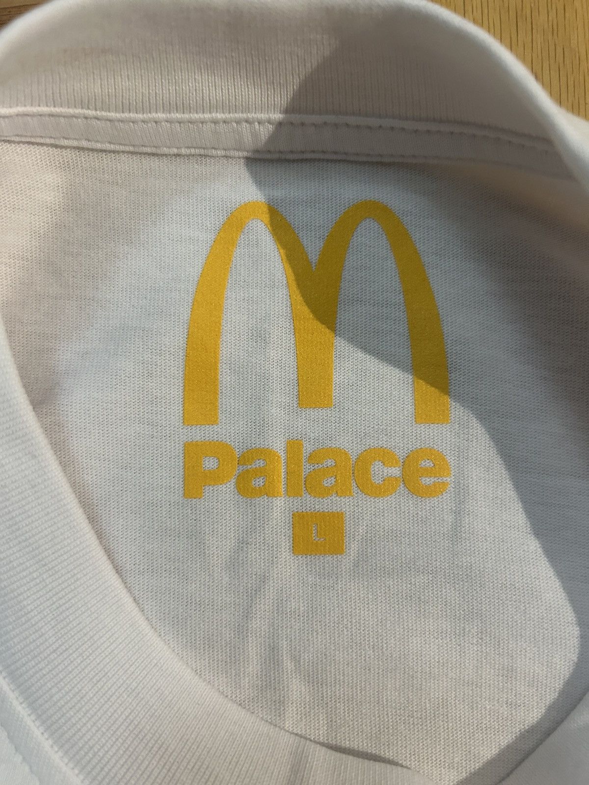 Palace Palace X McDonald’s Logo Collab White T-Shirt Size US L / EU 52-54 / 3 - 3 Thumbnail