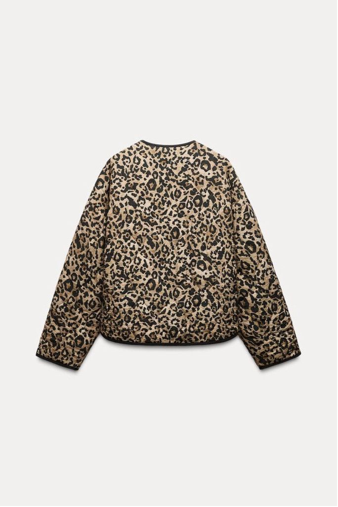 Zara Zara Animal Print Puffer Jacket Size S Size S / US 4 / IT 40 - 8 Thumbnail