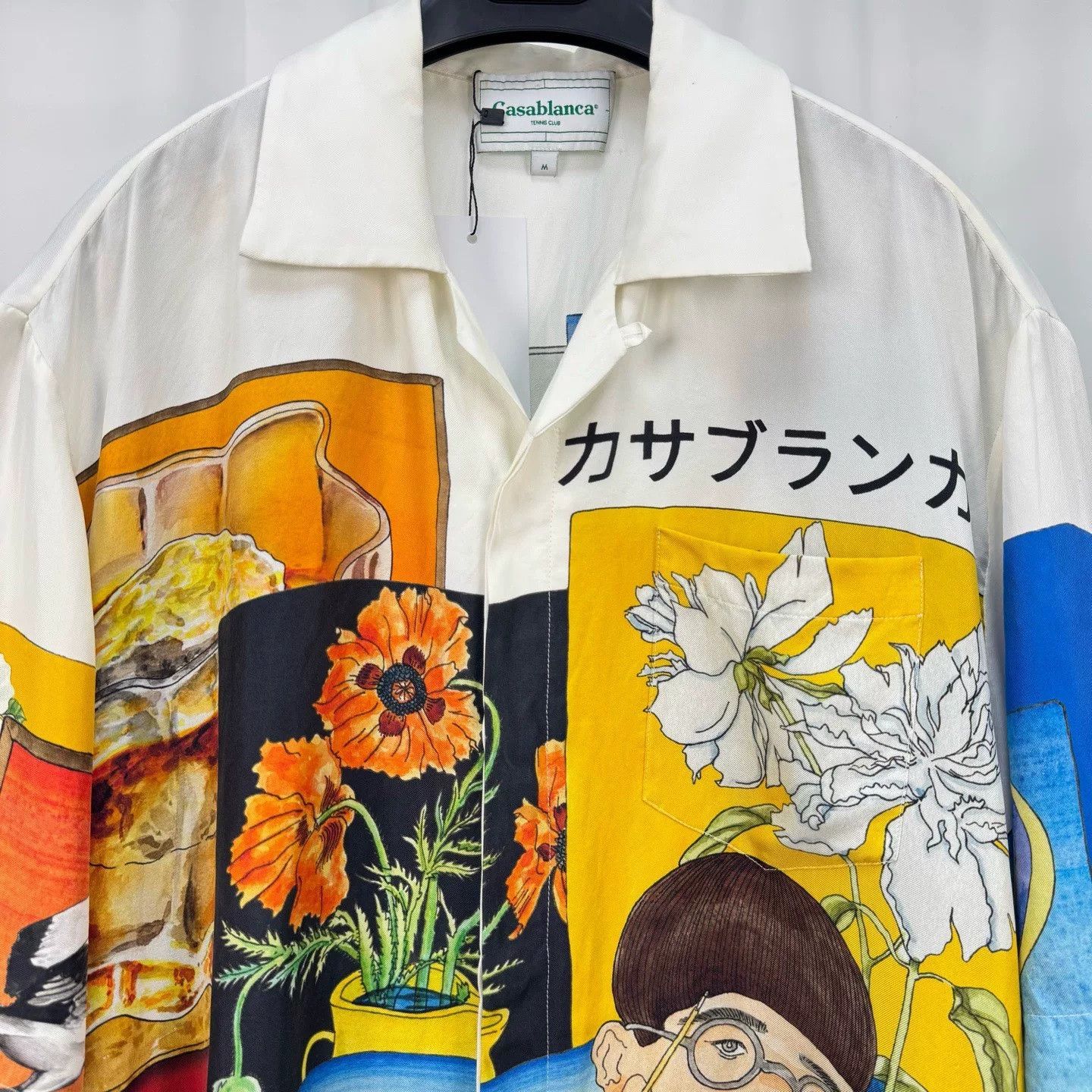 Casablanca Casablanca Portrait Hawaiian Silk Short-Sleeve Shirt Size US M / EU 48-50 / 2 - 3 Thumbnail