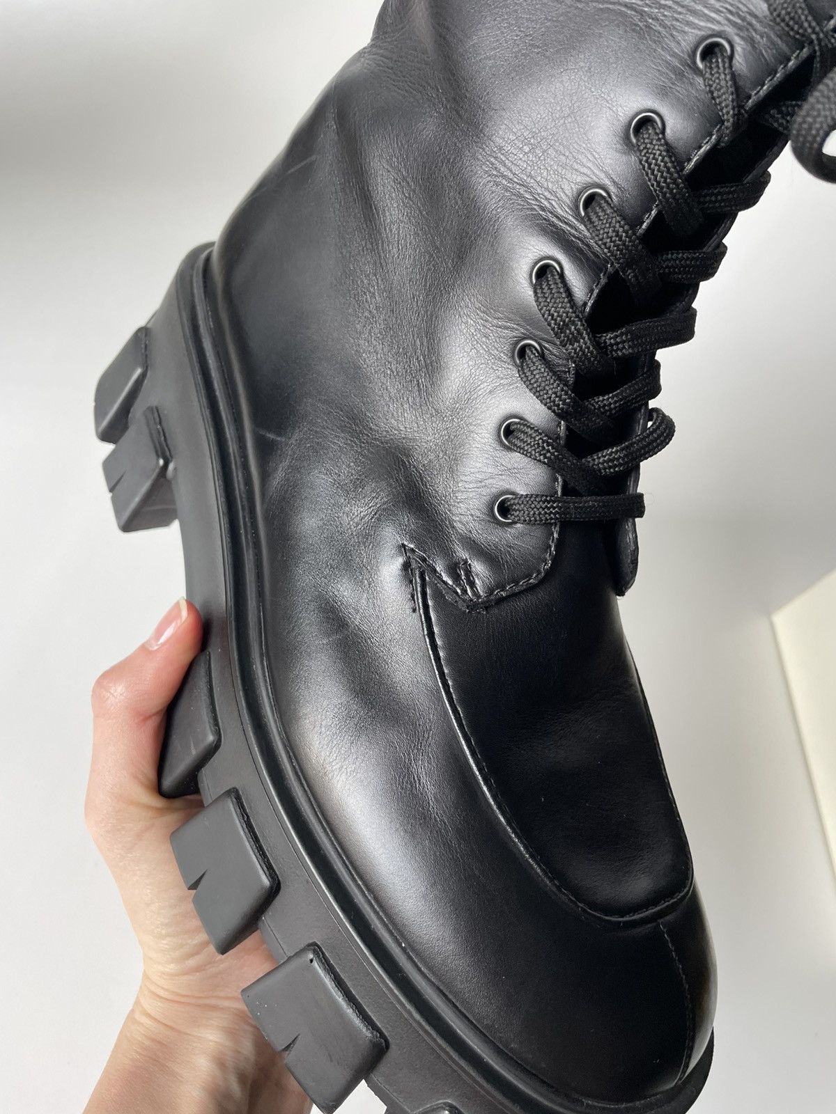 Prada Prada tall combat boots Size US 8 / EU 41 - 5 Thumbnail