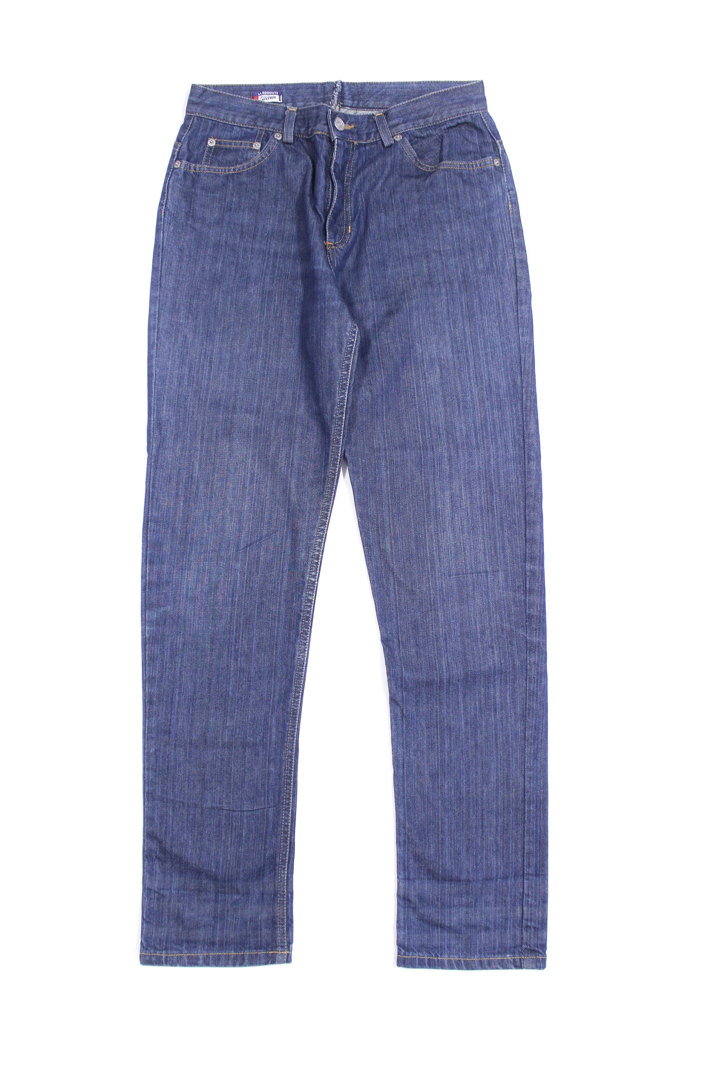 Jean Paul Gaultier Pinstripe Jeans Vintage Size 28" / US 6 / IT 42 - 1 Thumbnail