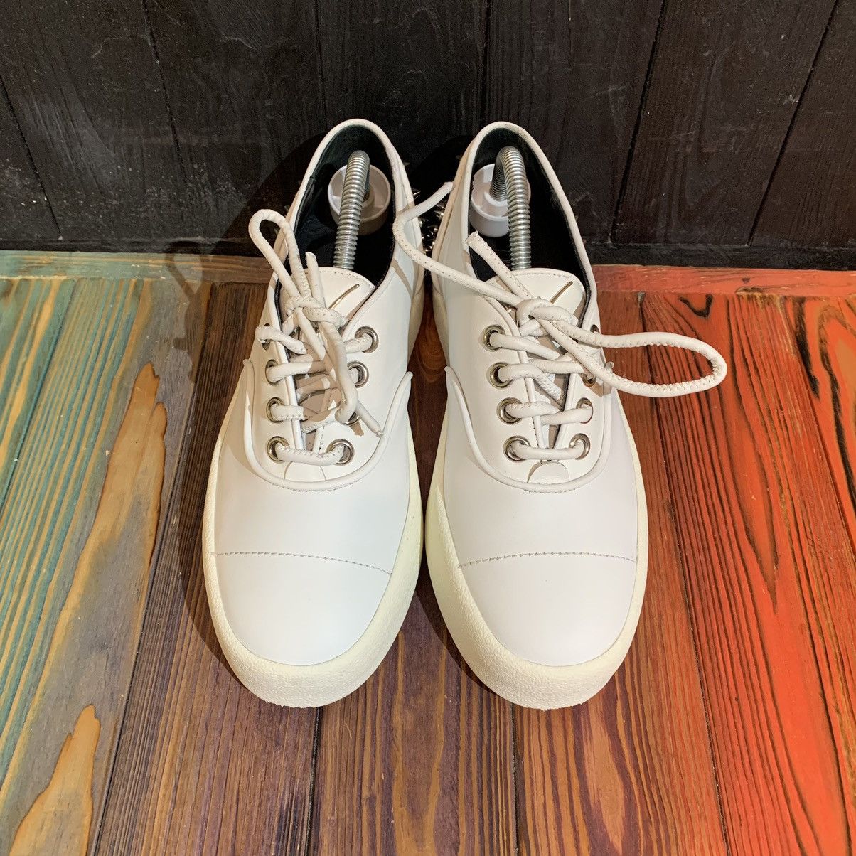 Giuseppe Zanotti Leather White Sneakers