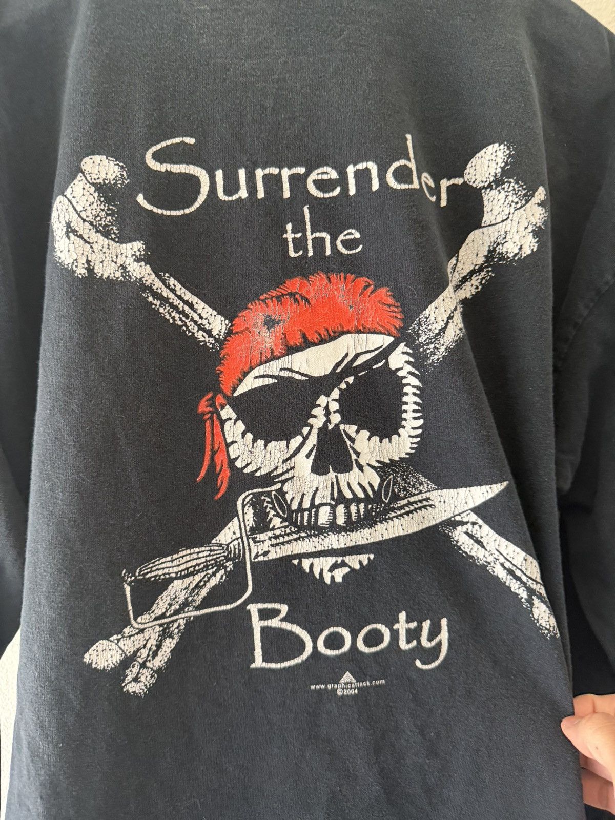 Vintage Vintage Surrender The Booty Longsleeve Tee L Size US L / EU 52-54 / 3 - 2 Thumbnail