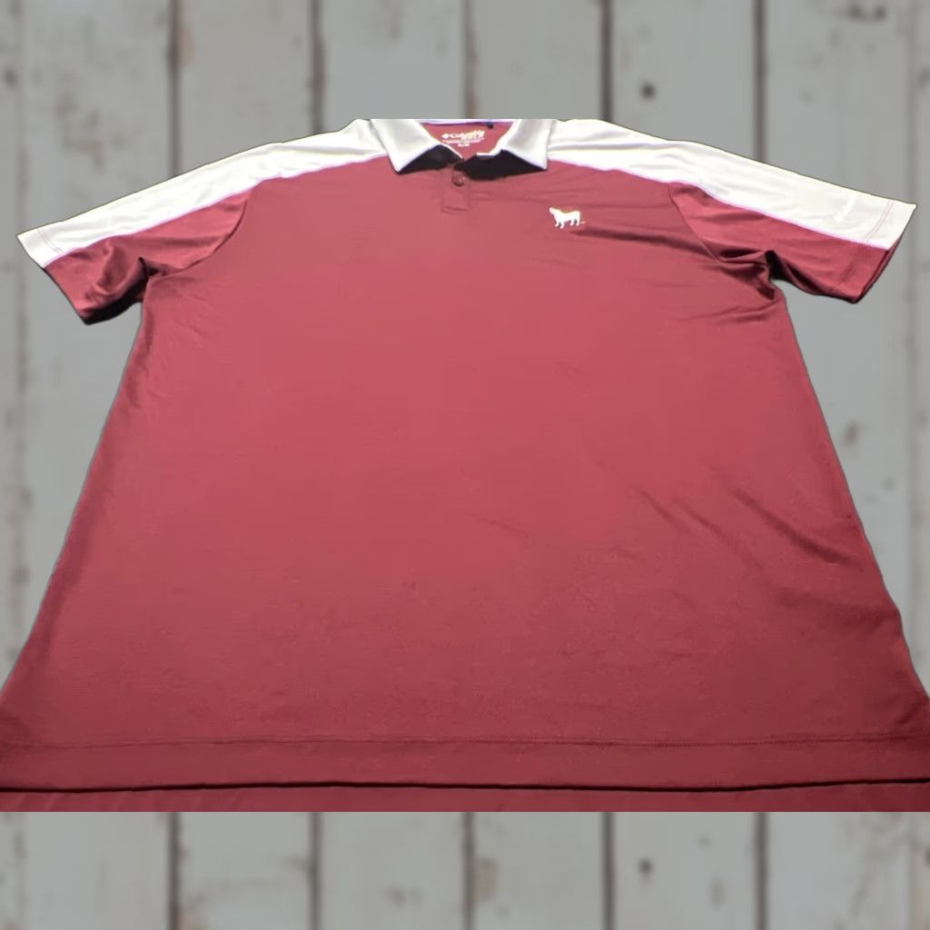 Vintage Columbia Polo Men XL Red Golf Polo Mens Size US XL / EU 56 / 4 - 1 Thumbnail