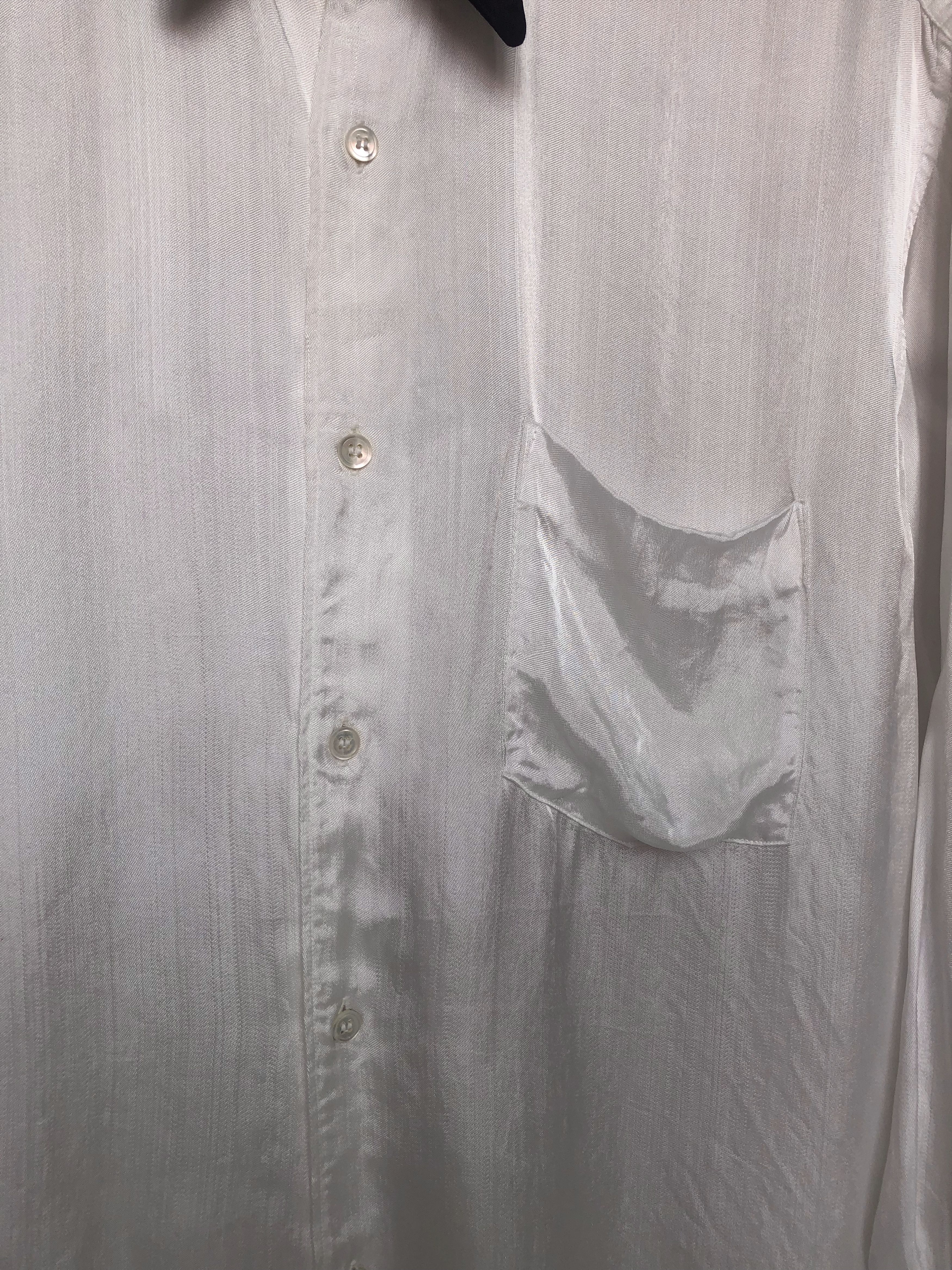 Comme des Garcons Homme Plus shiny rayon shirt Size US L / EU 52-54 / 3 - 4 Thumbnail