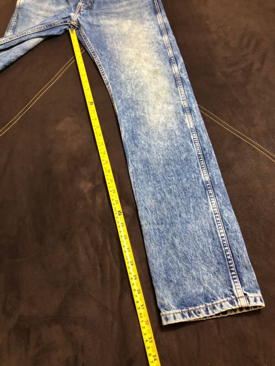 Levi's Vintage Levi's 505 Acid Wash Boot Cut Jeans Size US 32 / EU 48 - 11 Thumbnail