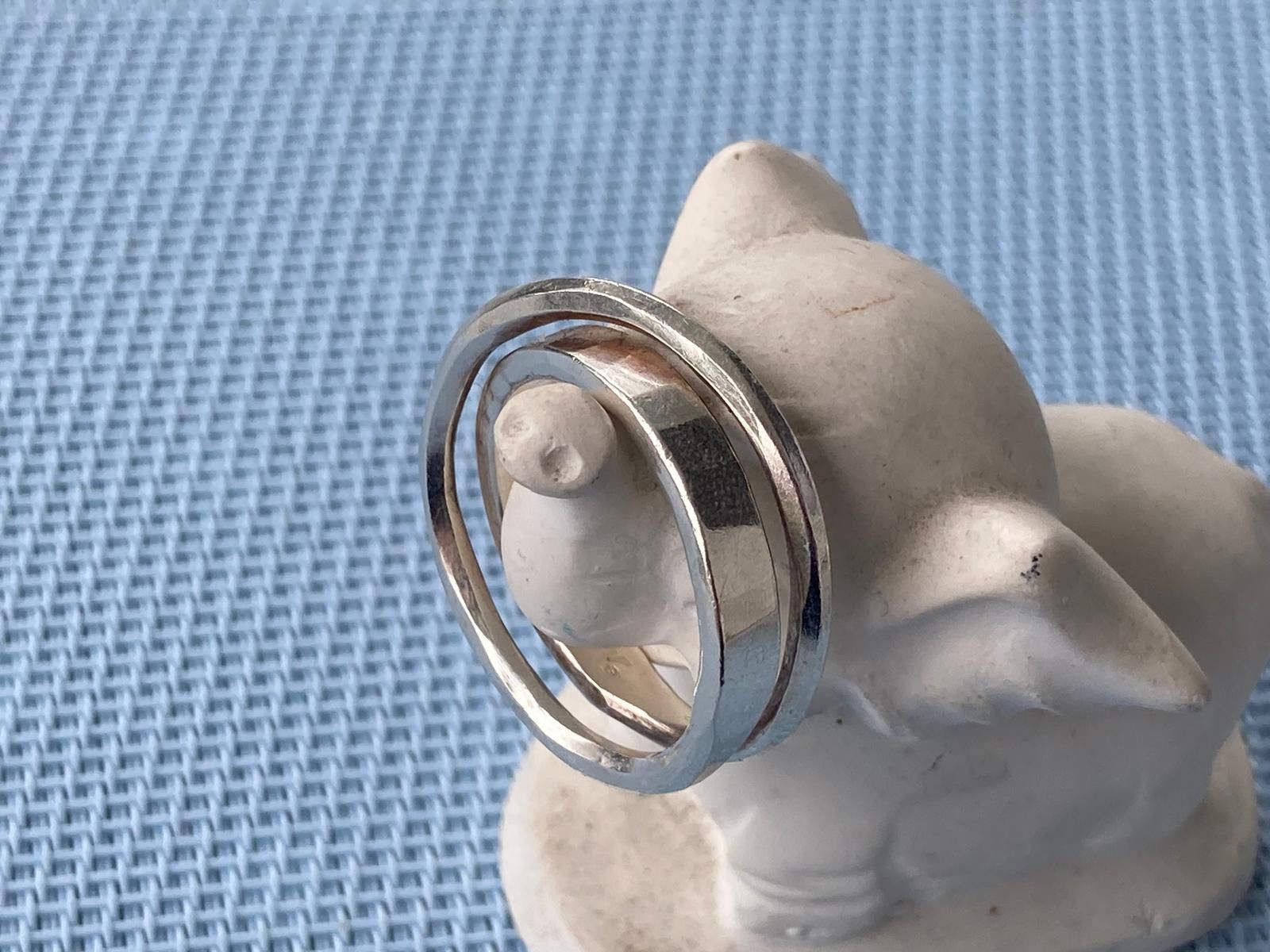 Werkstatt Munchen Werkstatt München duo interlacing 925 ring L Size ONE SIZE - 6 Thumbnail