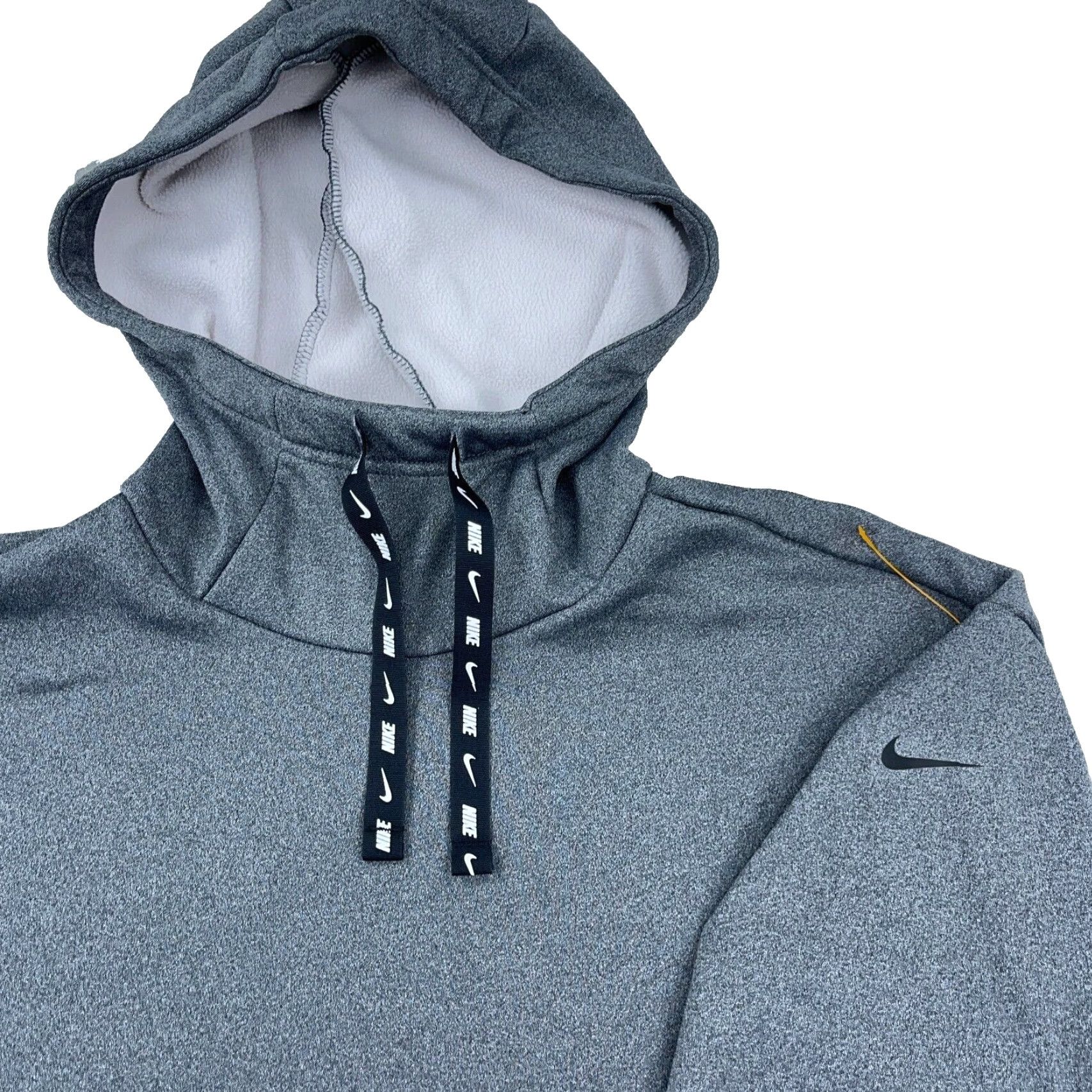 Nike Nike Hoodie Women M Gray Dri-Fit Sweatshirt Pullover Heather Logo Pockets Breathable All Seasons Lightweight Activewear Casual Size M / US 6-8 / IT 42-44 - 3 Thumbnail