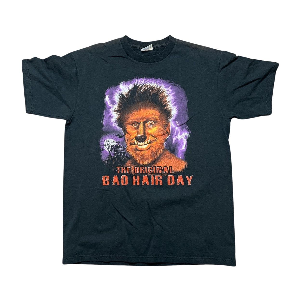 Vintage werewolf bad hair day tshirt